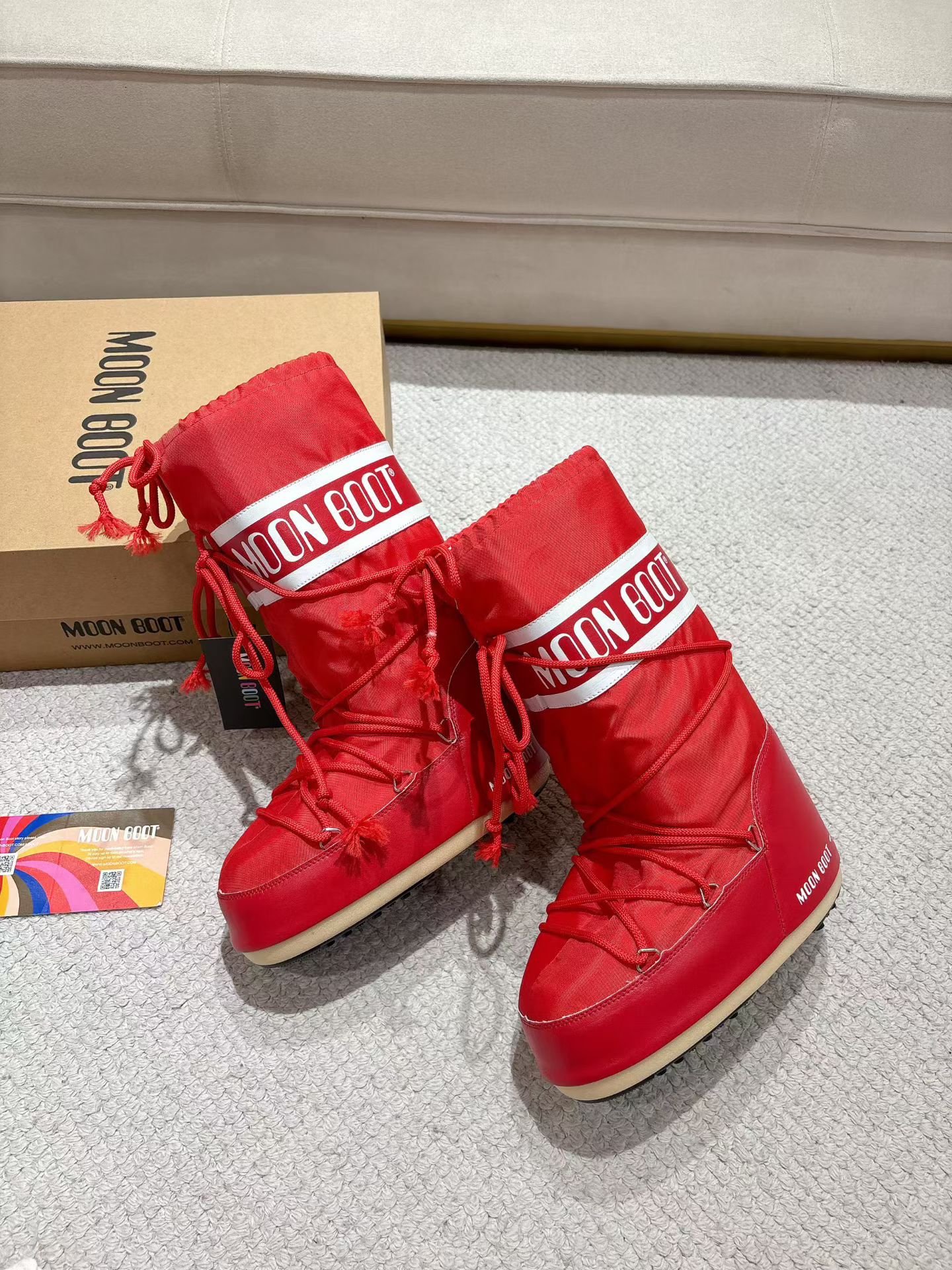 MB Classic Red Snow Boots