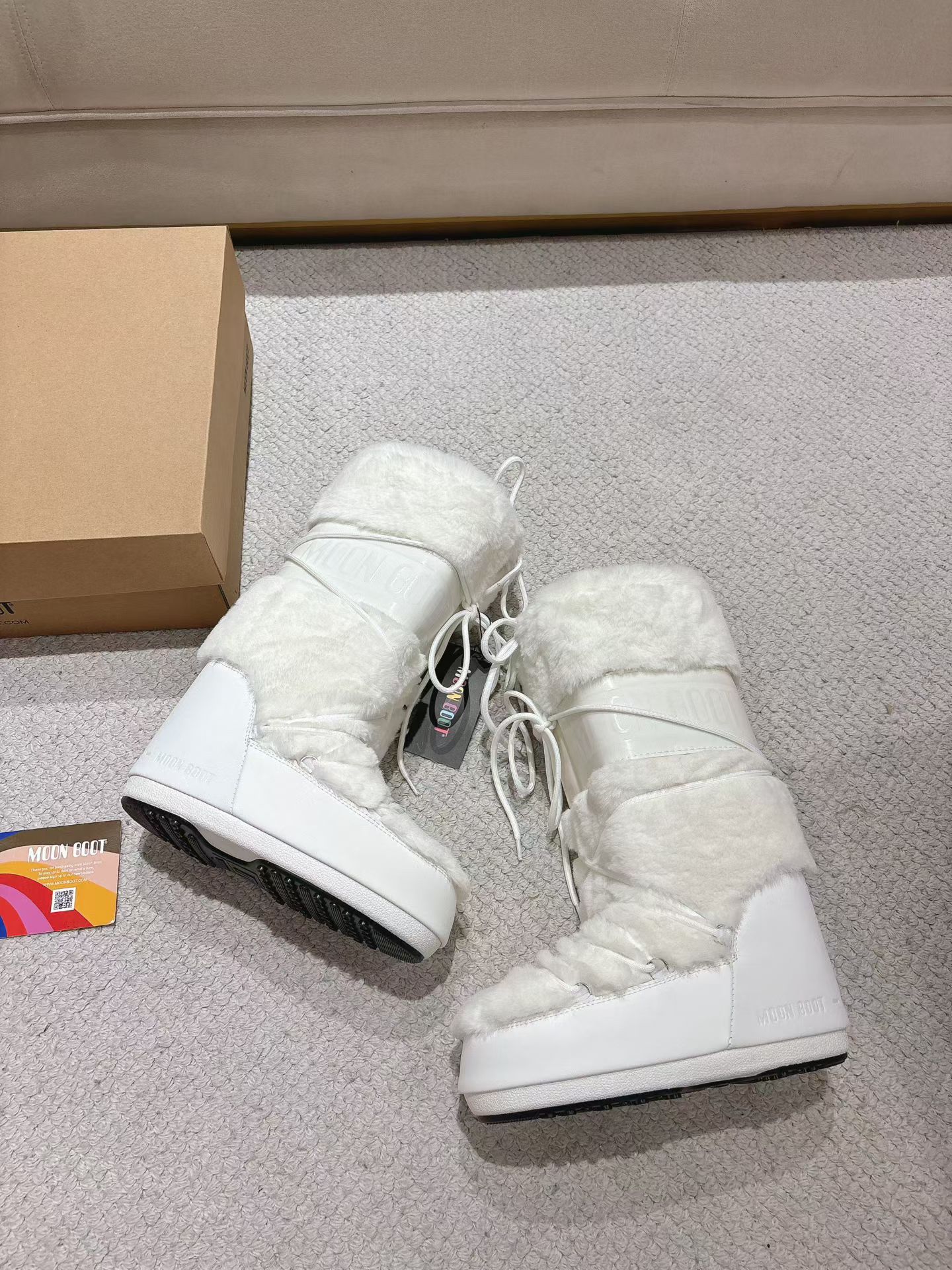 White Winter Snow Boots
