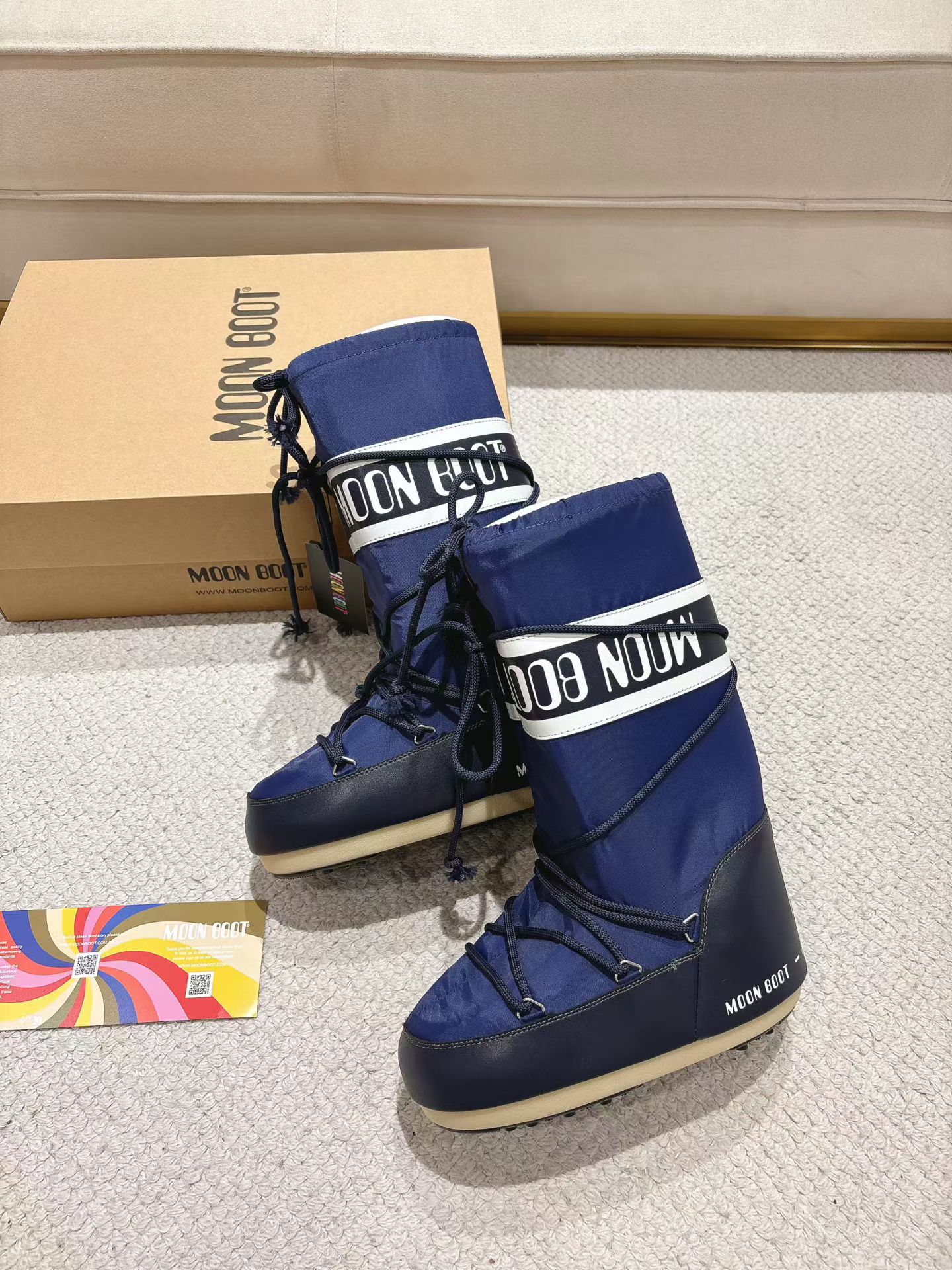 Blue Snow Boots
