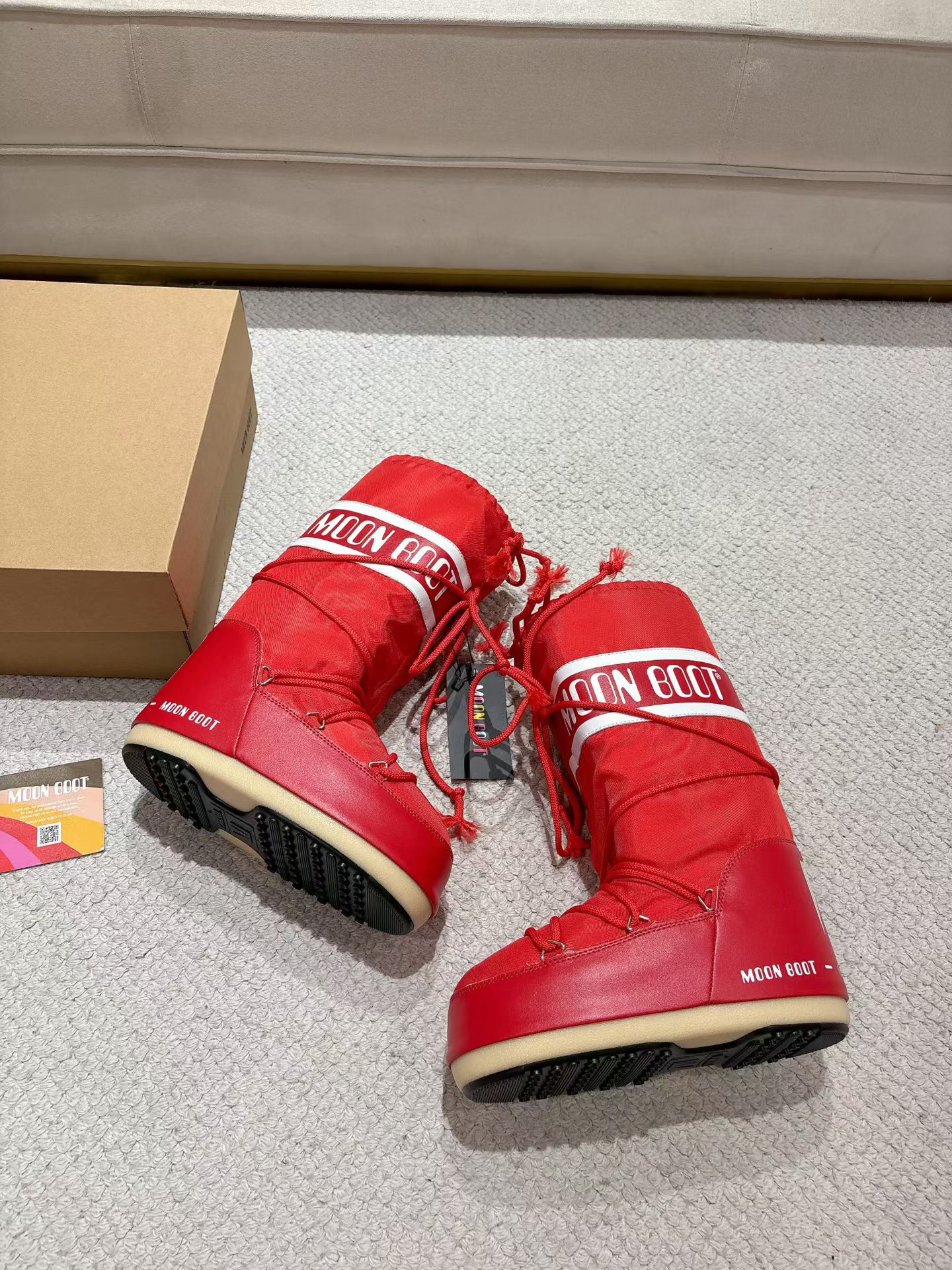 MB Classic Red Snow Boots