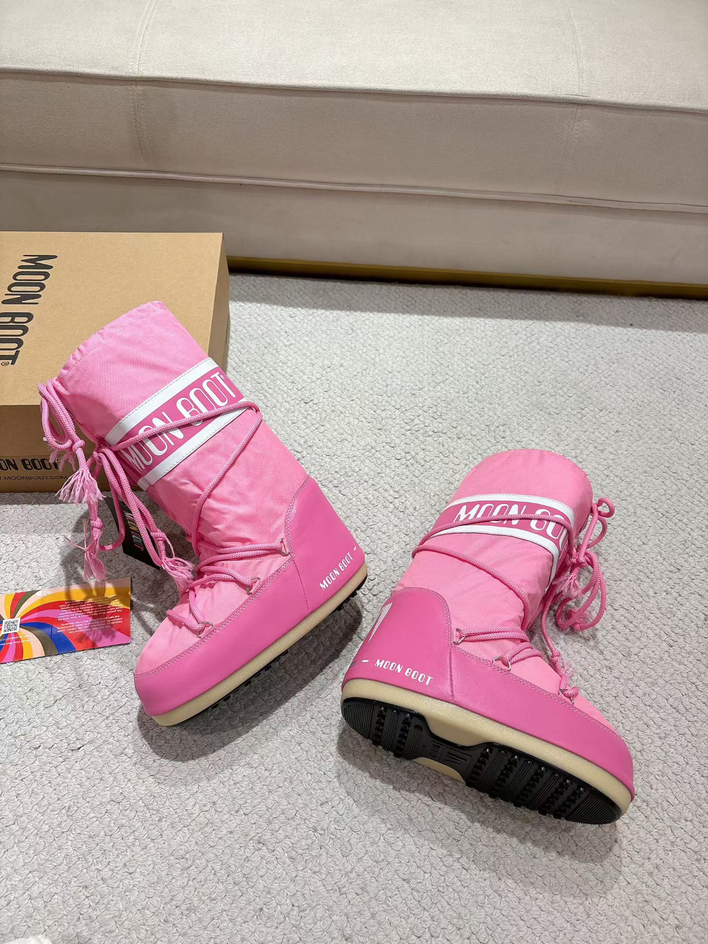 MB Pink Snow Boots