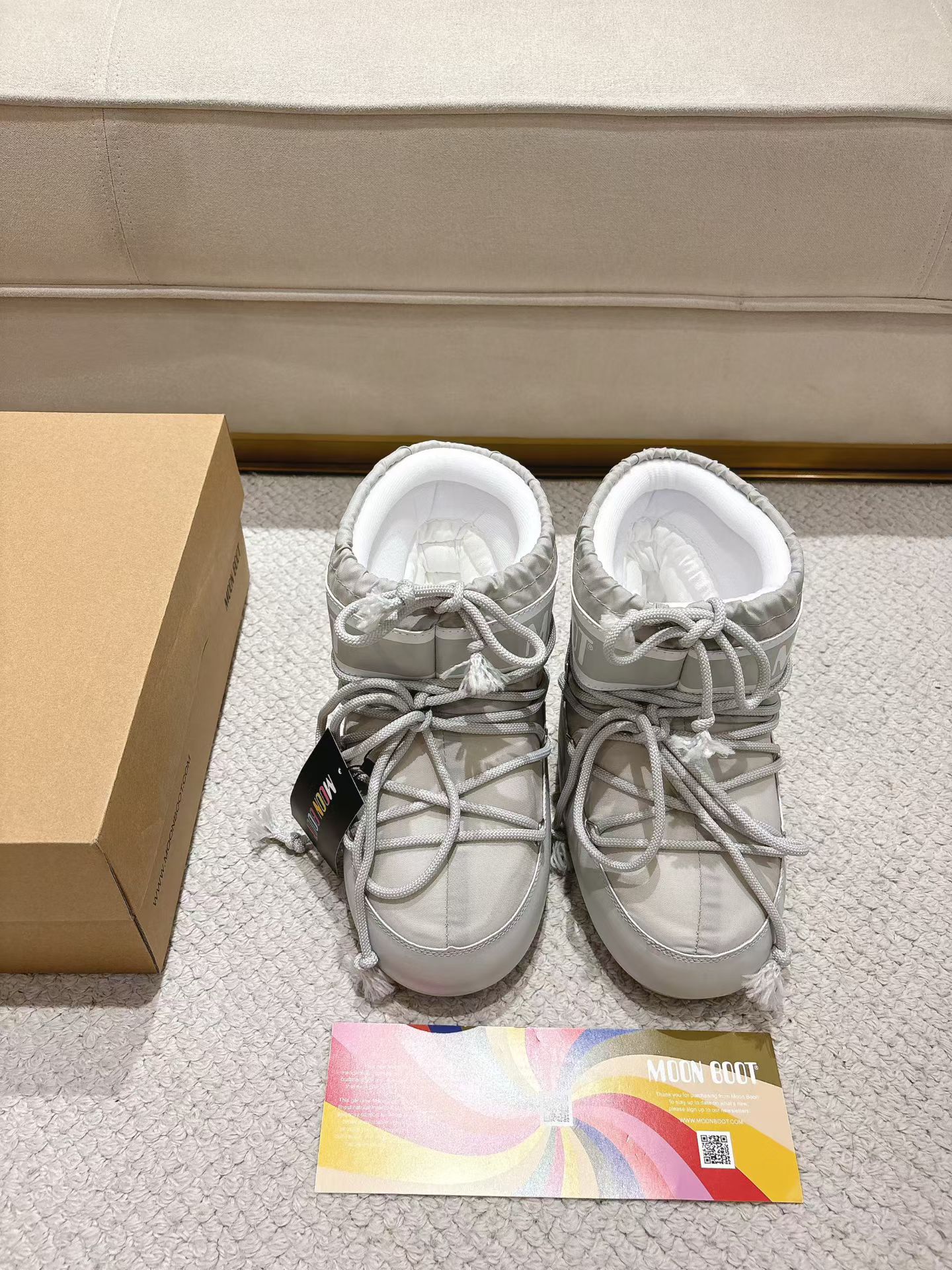 Icon Light Grey Snow Boots