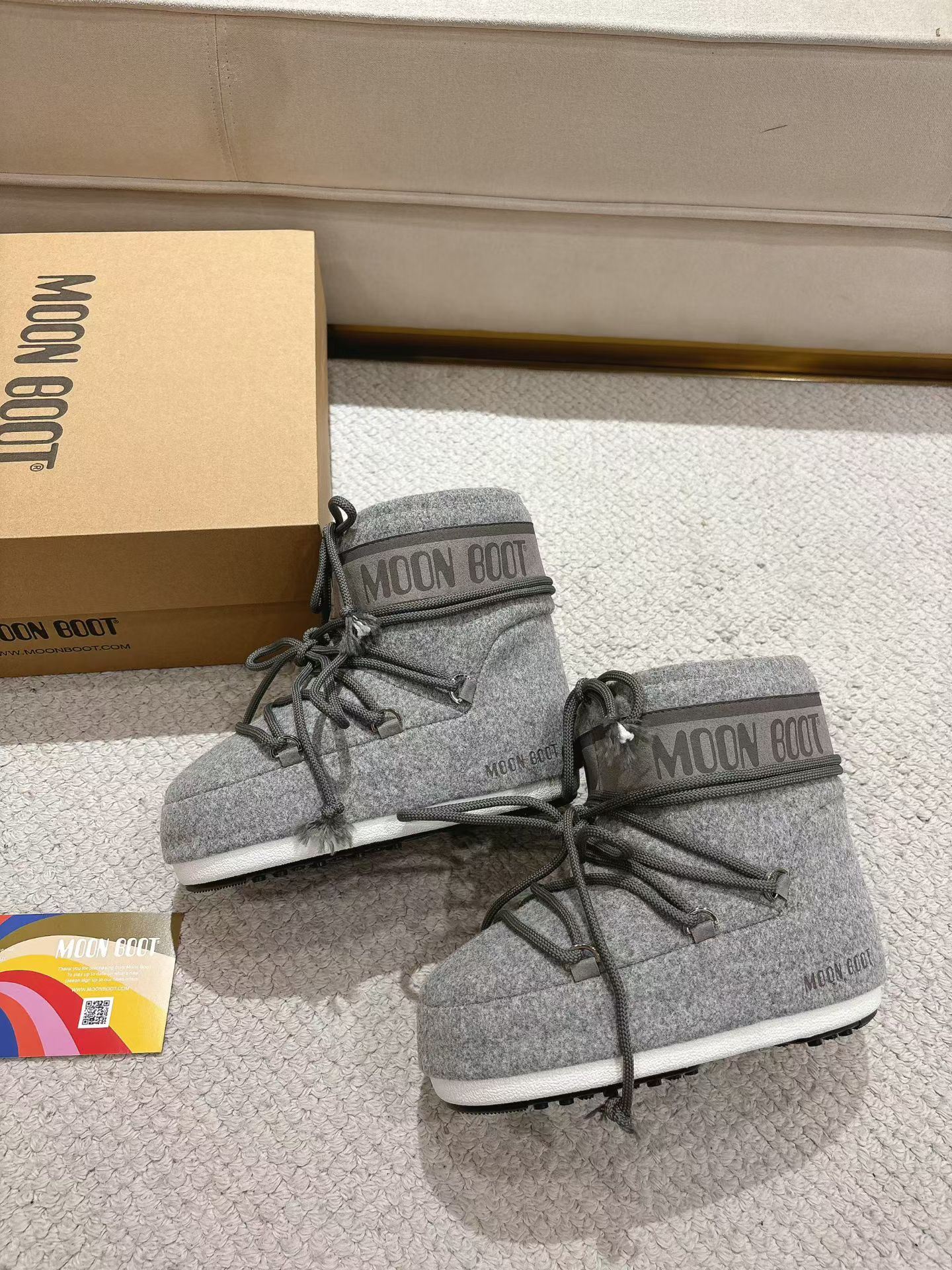 MB Classic Grey Snow Boots