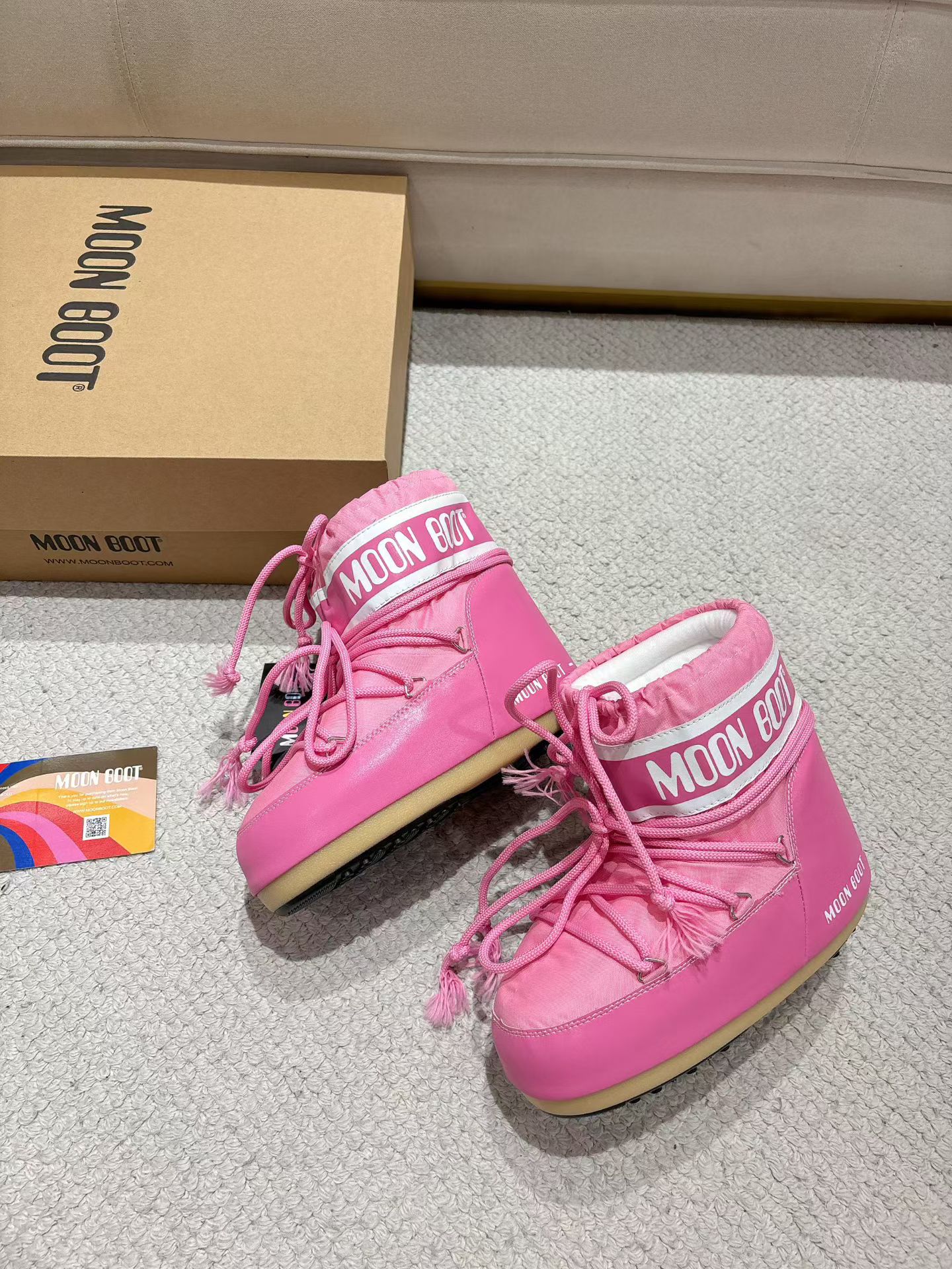 Pink MB Snow Boots