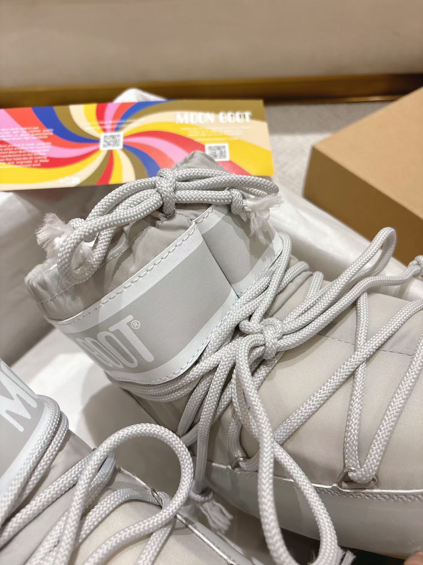 Icon Light Grey Snow Boots