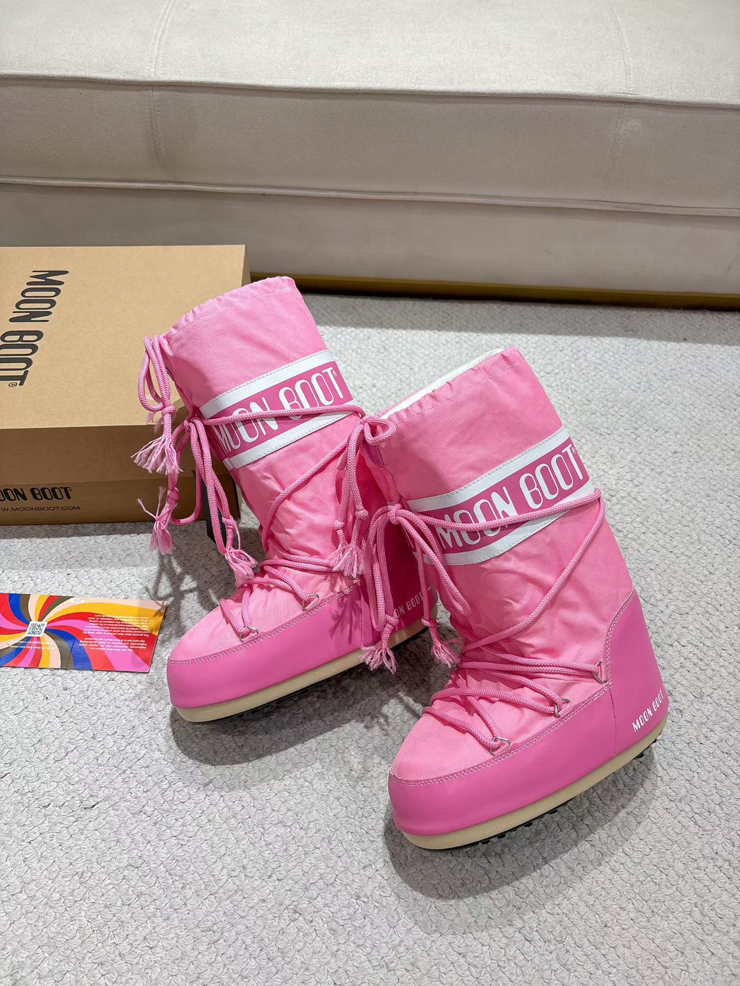 MB Pink Snow Boots