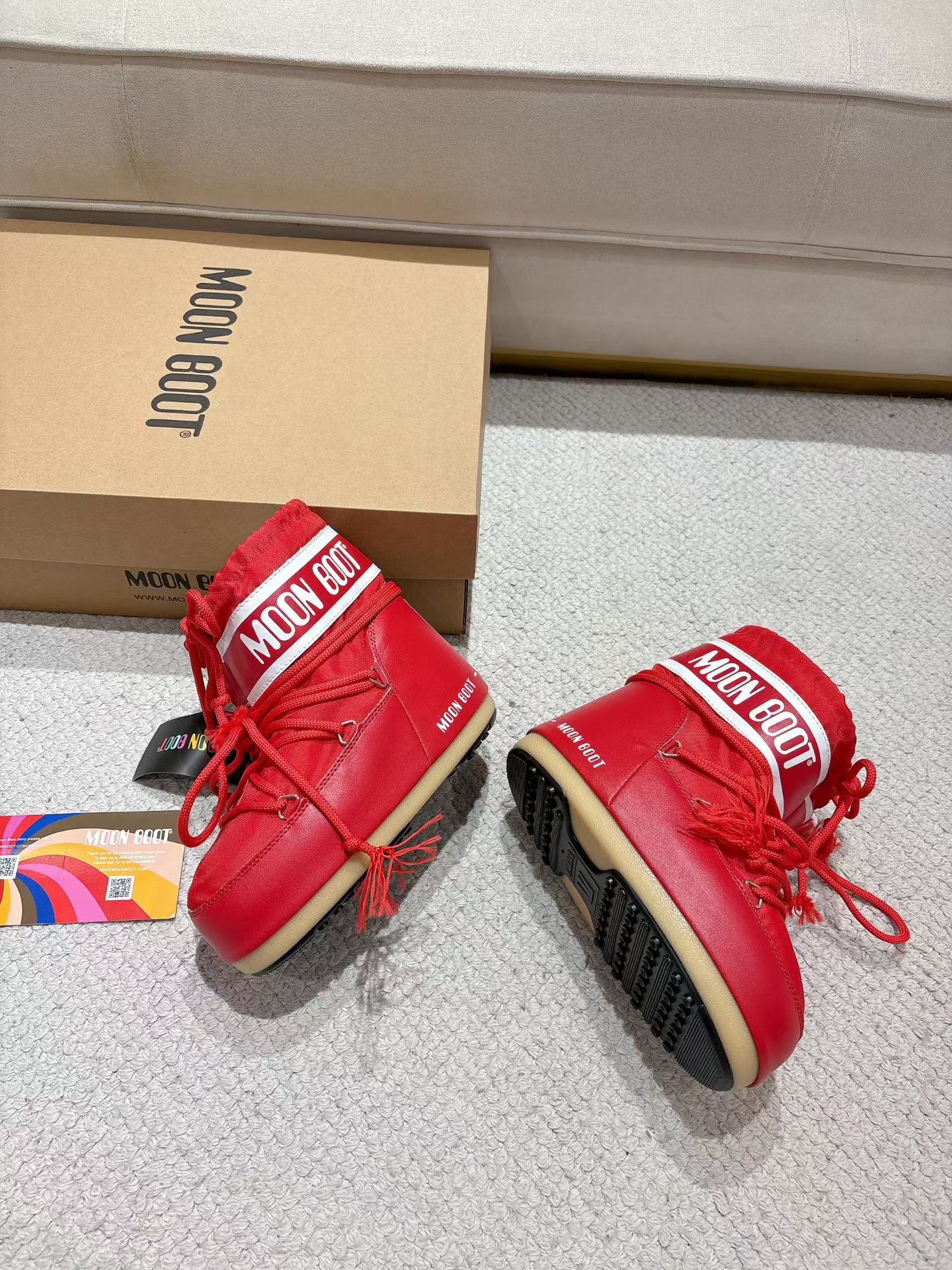 MB Red Snow Boots