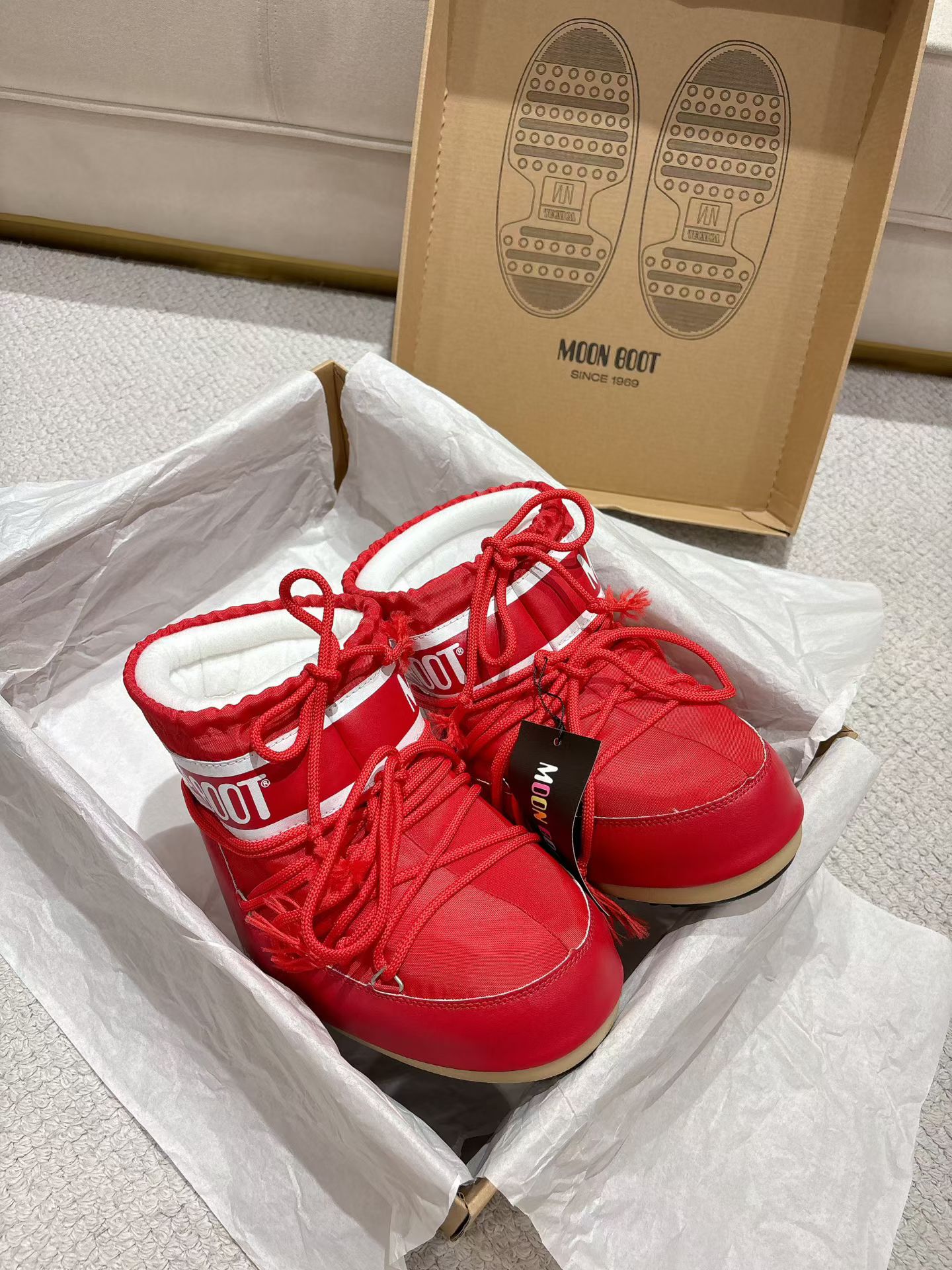 MB Red Snow Boots
