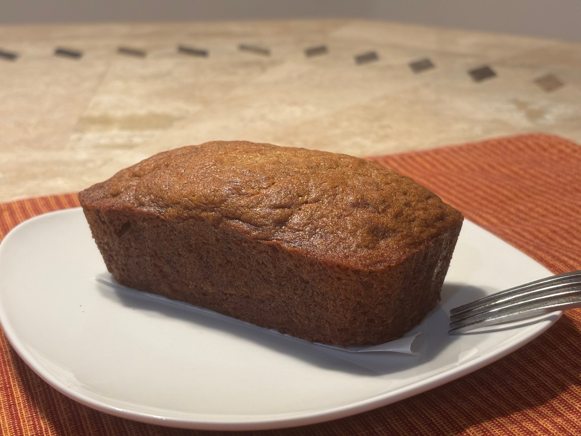 Aunt Ivy's Banana Bread with optional chocolate chips or walnuts
