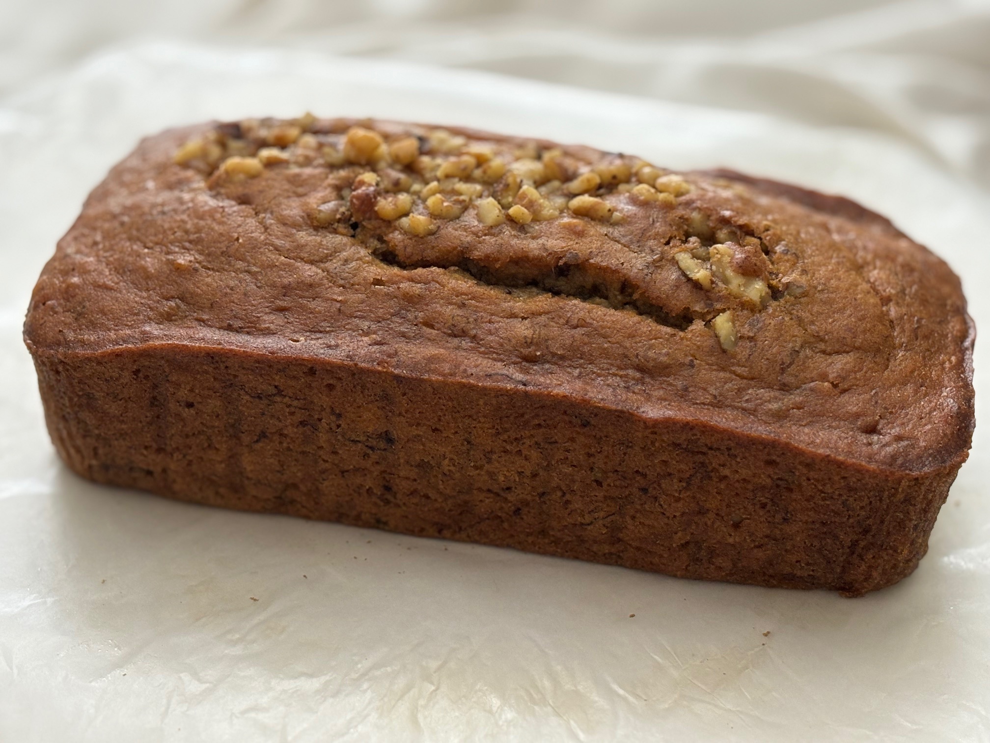 Aunt Ivy's Gluten Free Banana Bread with optional chocolate chips or walnuts
