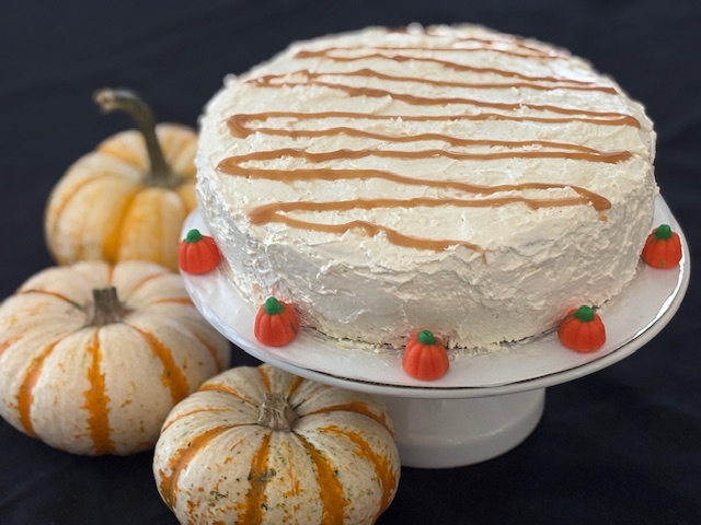 NEW Apple Spice Cake with optional caramel swirl, on SALE!