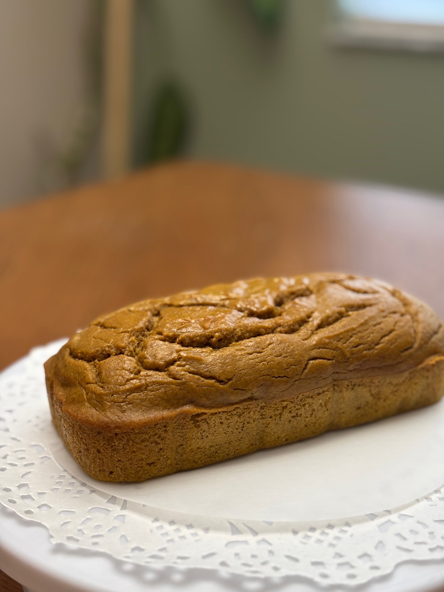 Gluten Free Pumpkin Bread Loaf with or without Cream Cheese frosting
