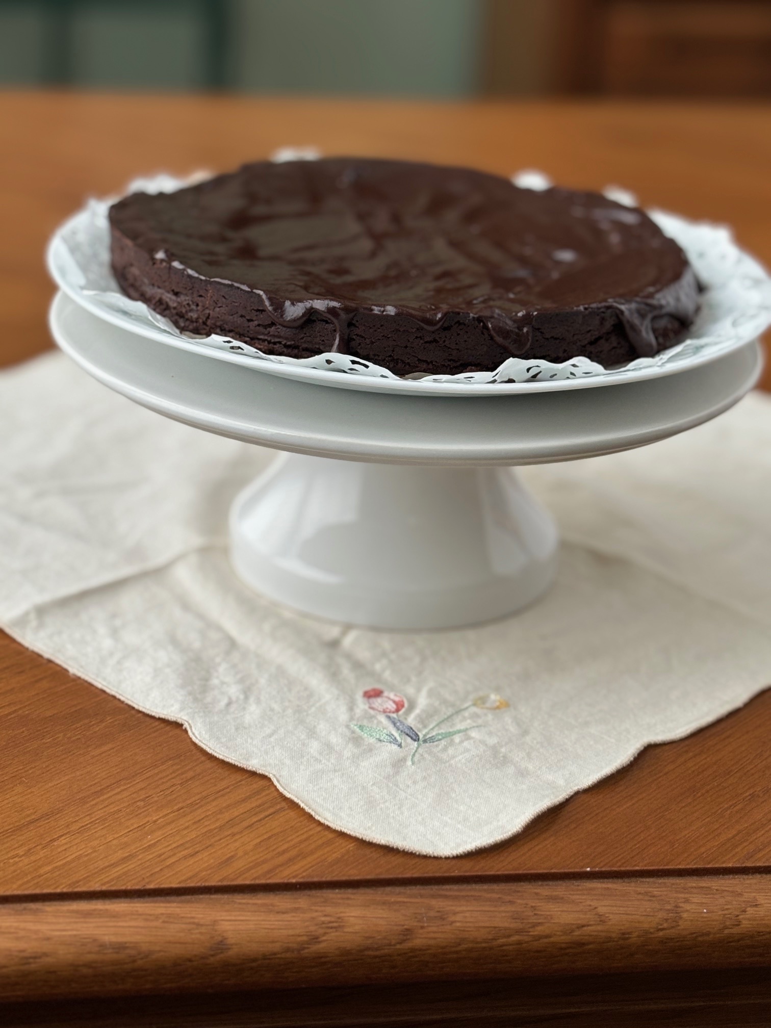 Gluten Free Chocolate Cake with optional Ganache (included in price)