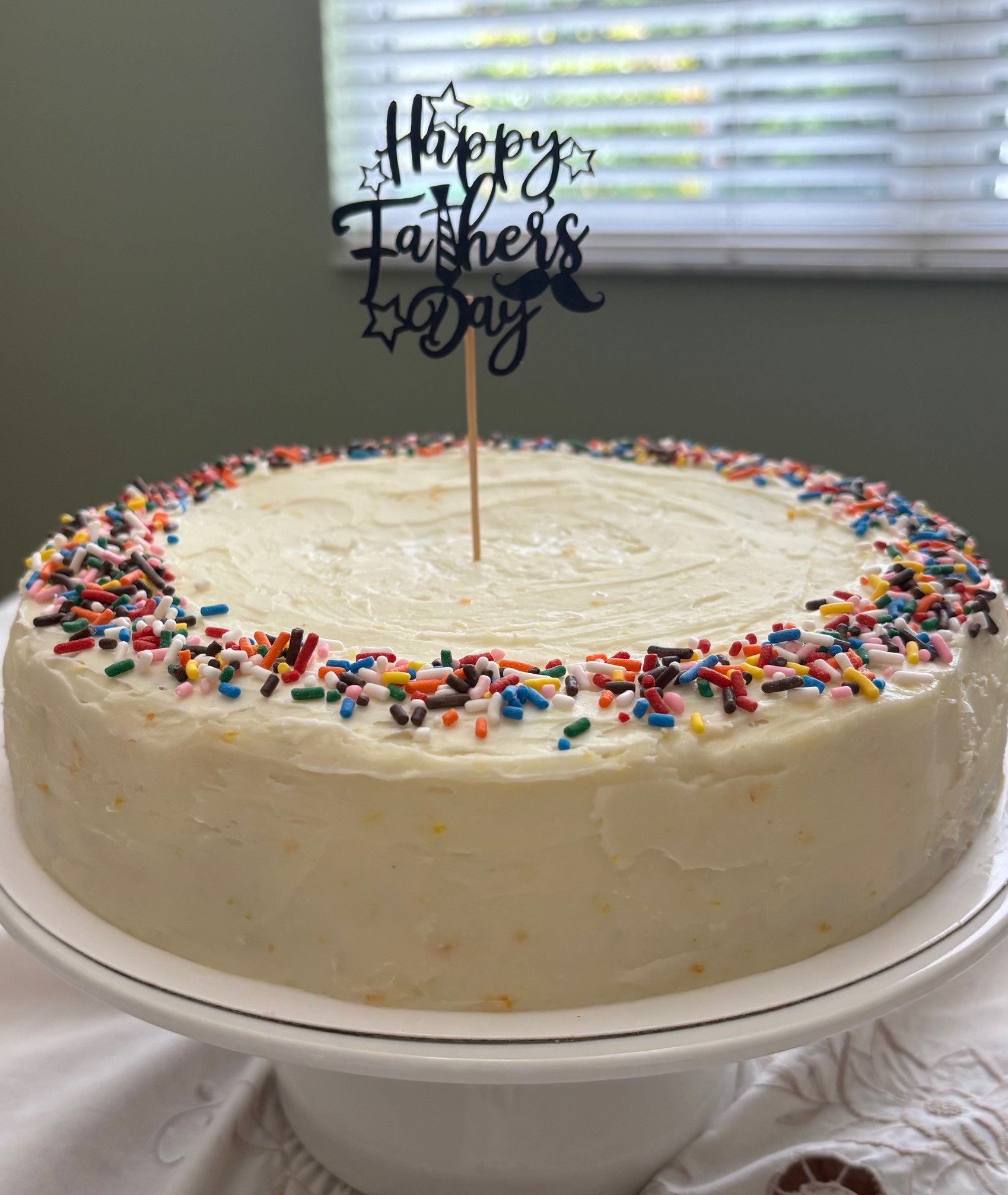 Frosted Theme Cake with FREE topper