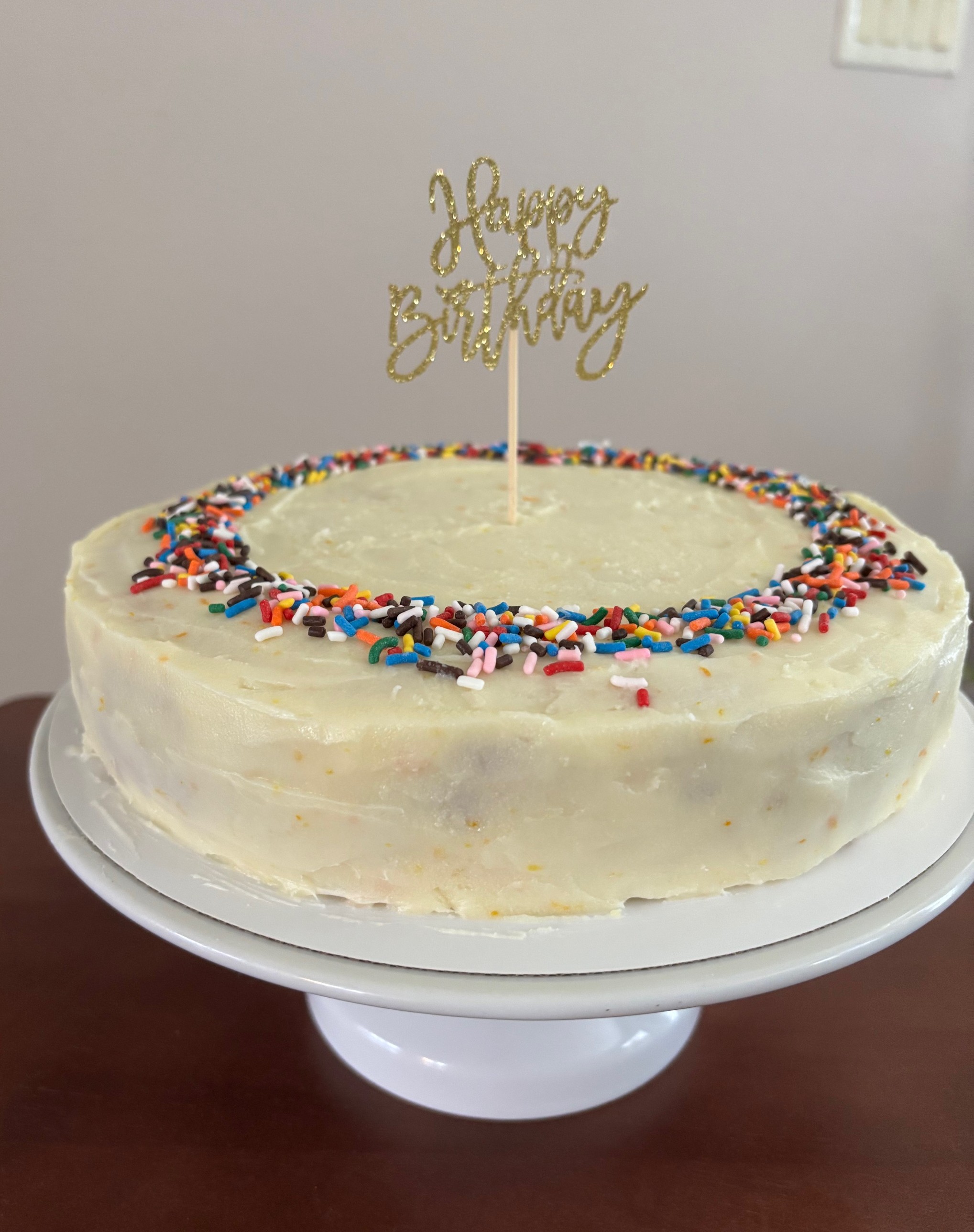 Frosted Theme Cake with FREE topper