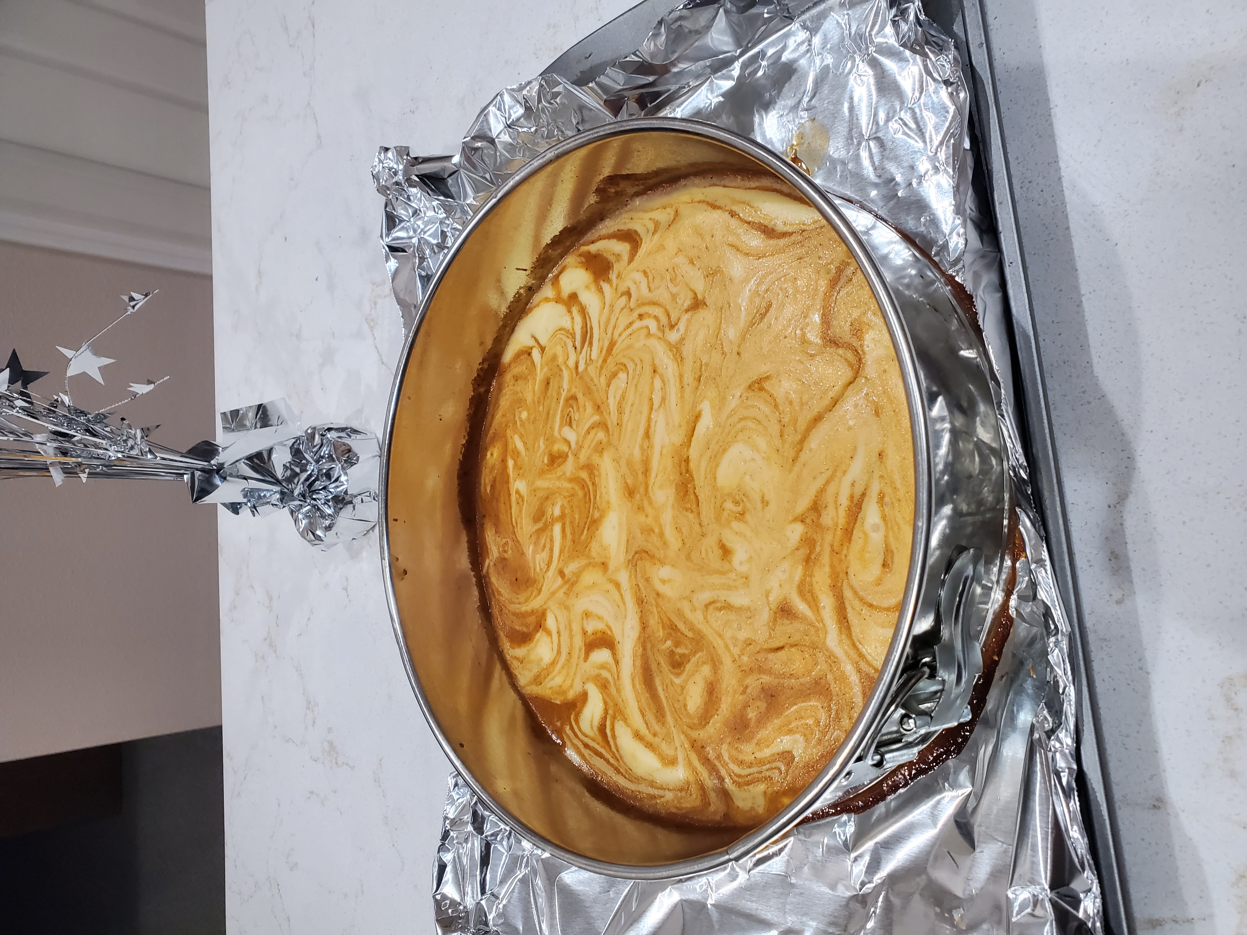 NEWEST ON SALE! Gluten Free Pumpkin Swirl Cheesecake 