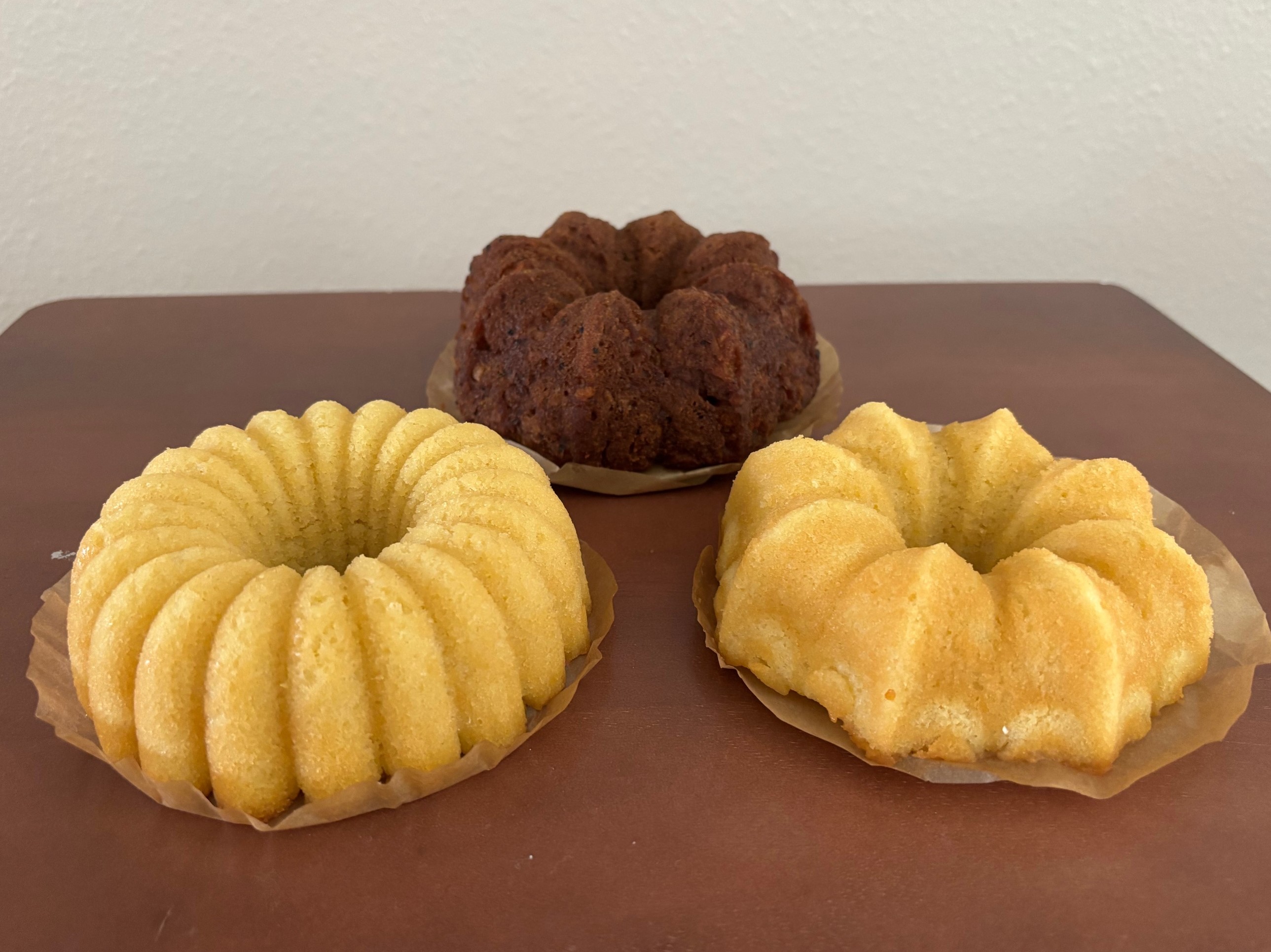 Personal Size (5 inch) Bundt Cakes