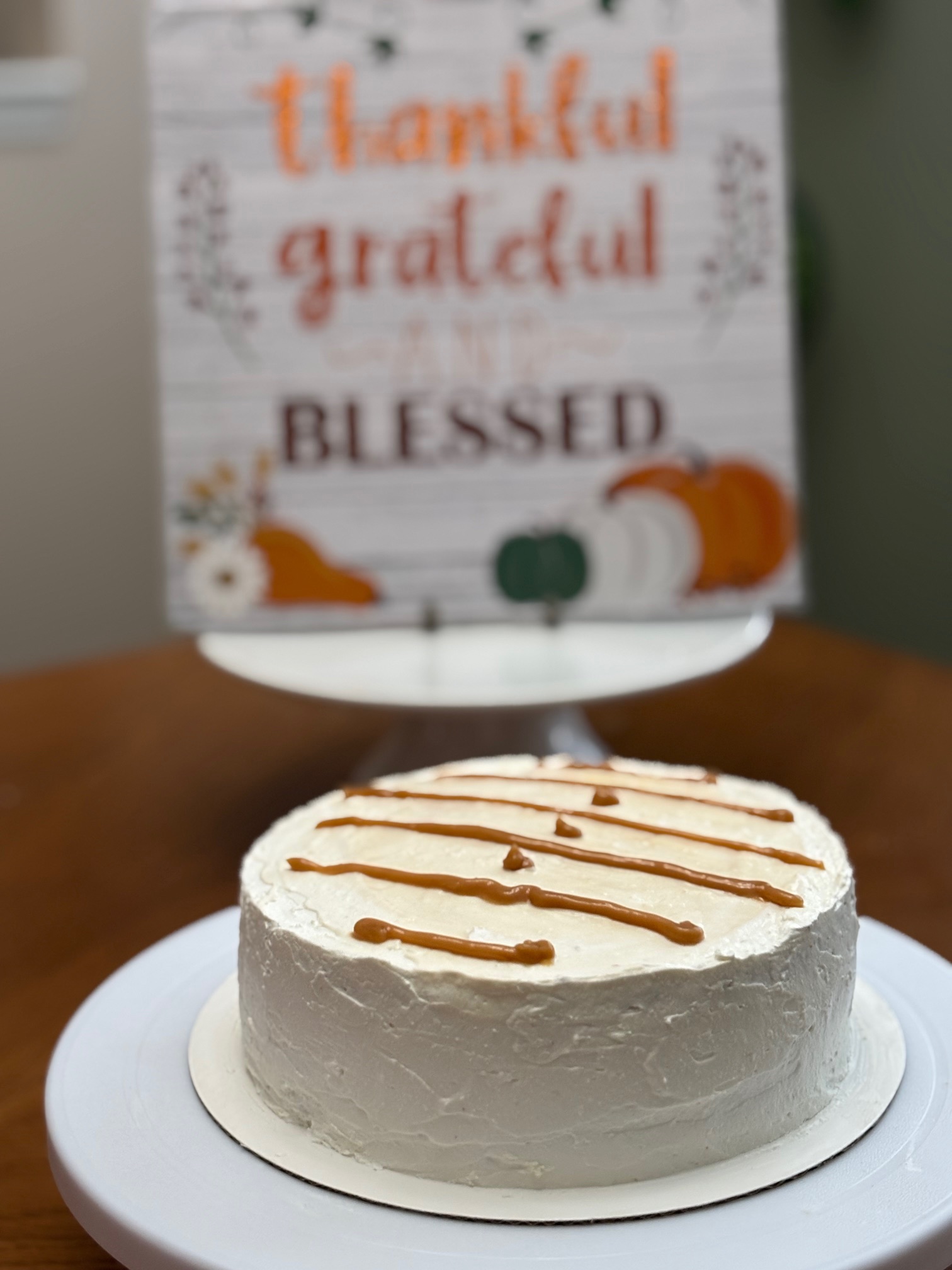 NEW Apple Spice Cake with optional caramel swirl, on SALE!