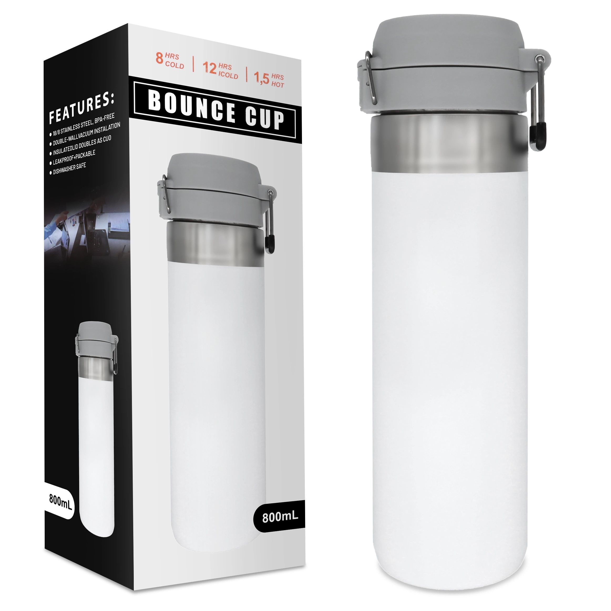 Kubek termiczny Termos Alogy ThermoGo™ 800ml