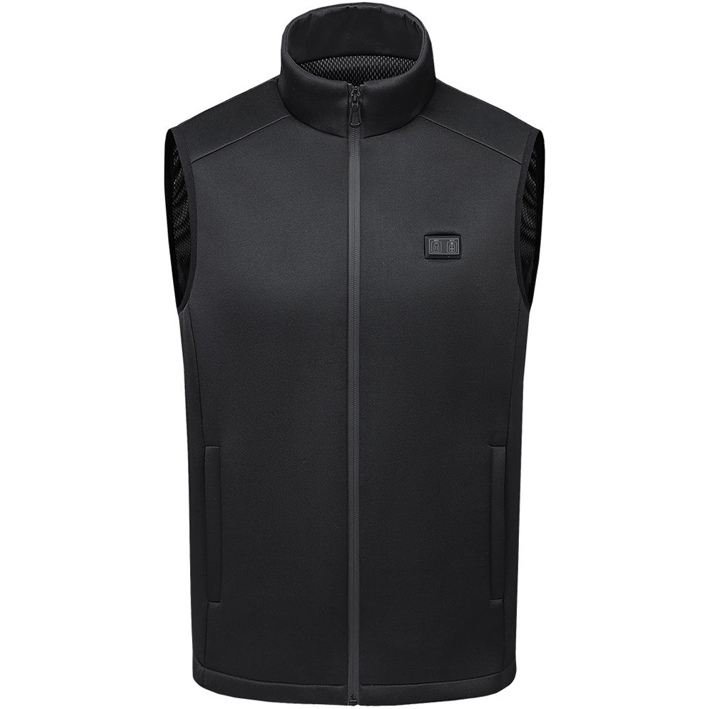 Ogrzewana podgrzewana kamizelka elektryczna kurtka Unisex rozmiar XL zimowa Mozos HV4 czarna