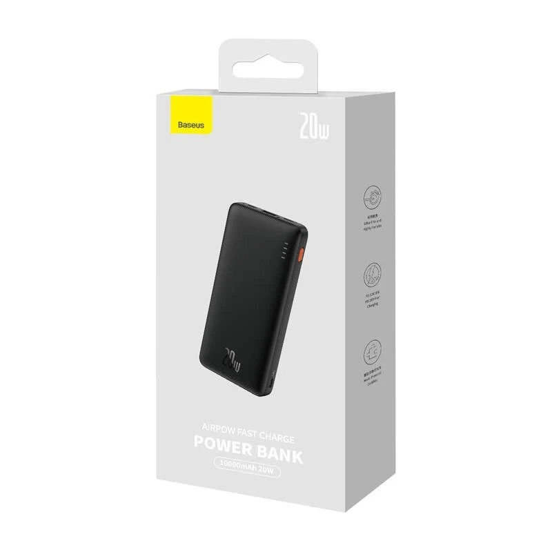 Powerbank Baseus Airpow 10000mAh 20W Czarny
