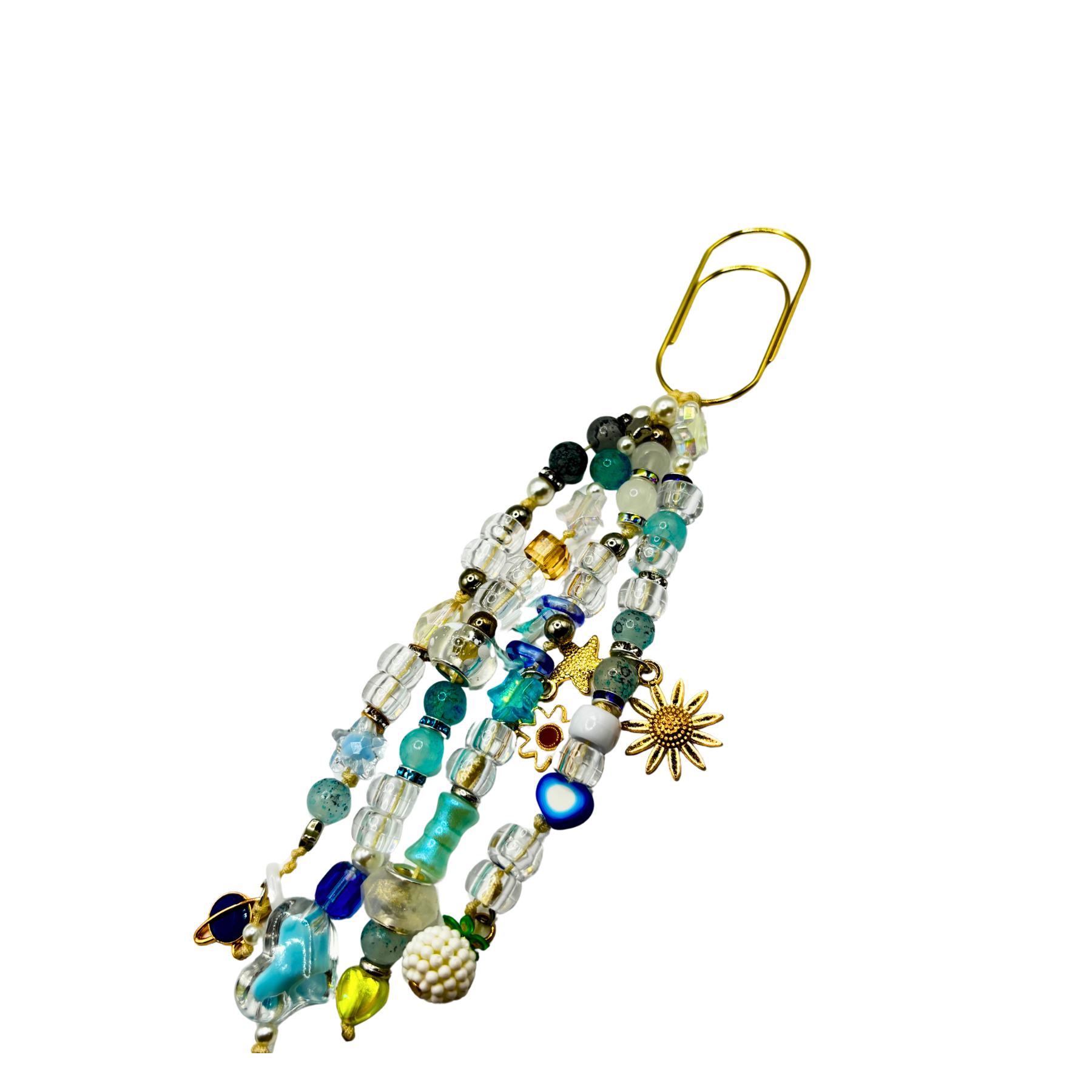 Winter Clarity Journal Paper Clip Charm