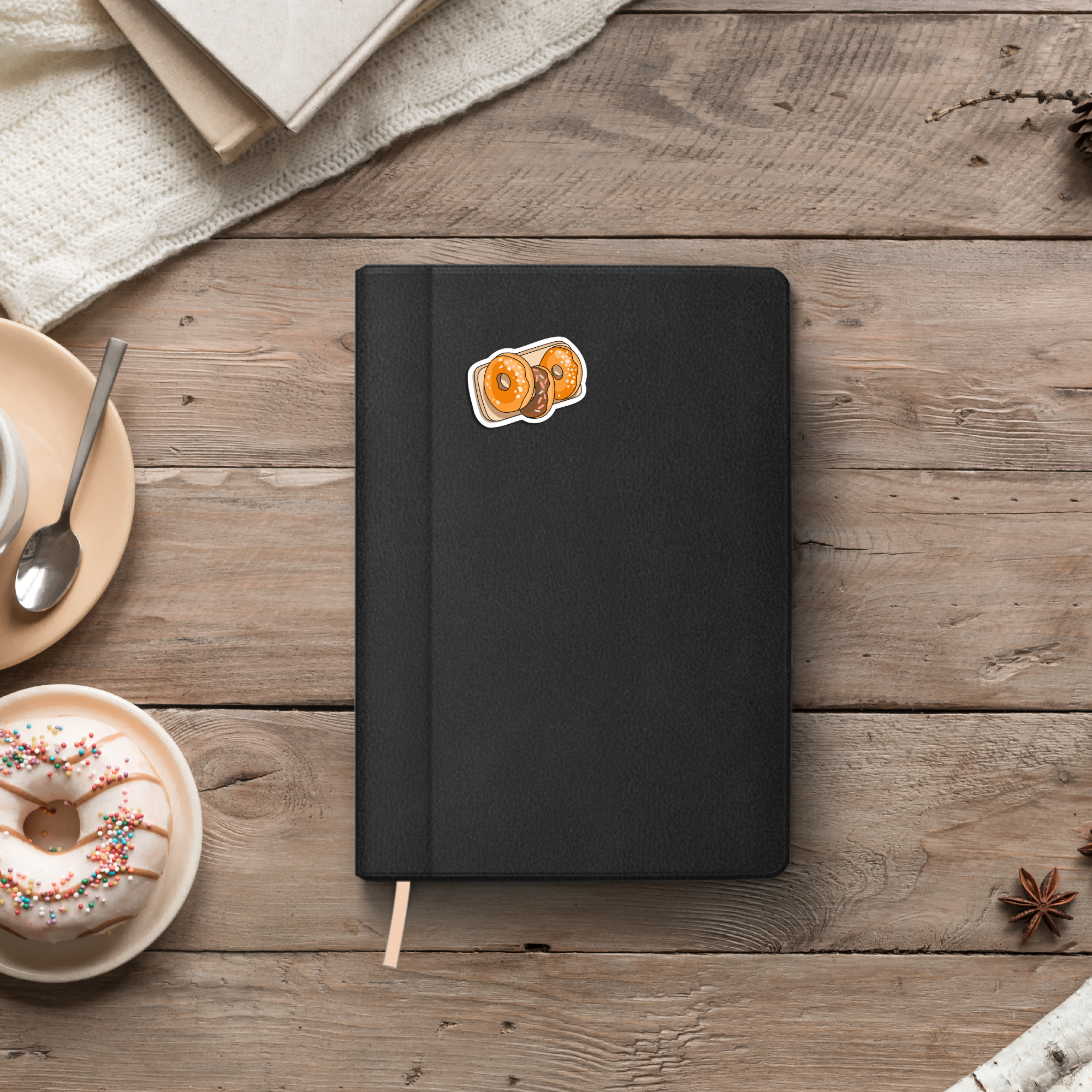 Donut Tray Vinyl Sticker