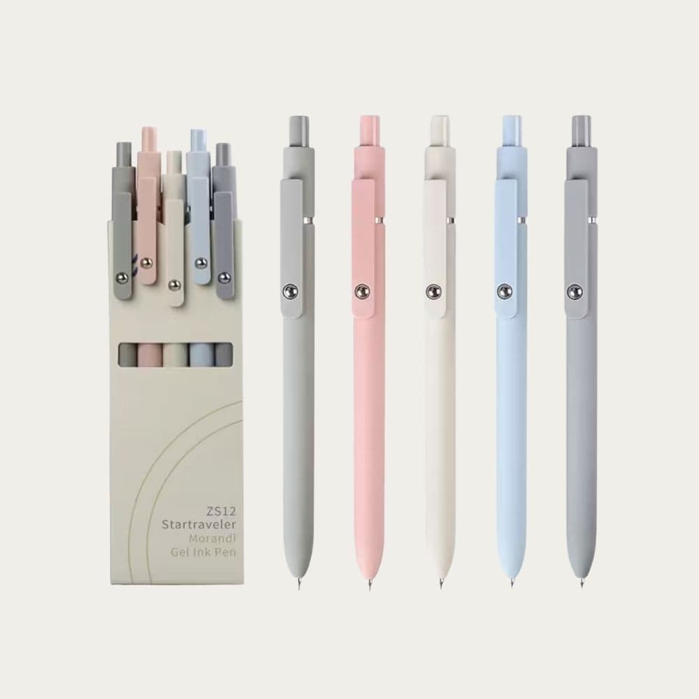 Pastel Soft Tone Morandi Gel Pens: 0.5mm Fine Point