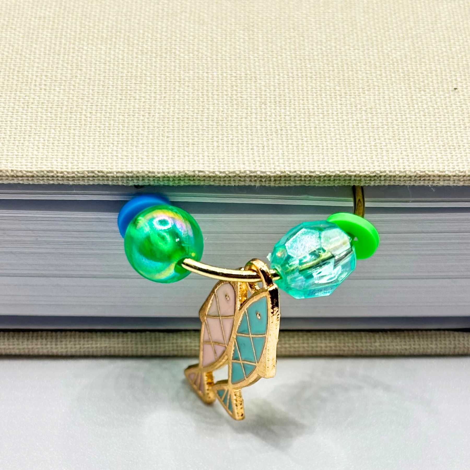 Whimsical Fish Charm for Notebook