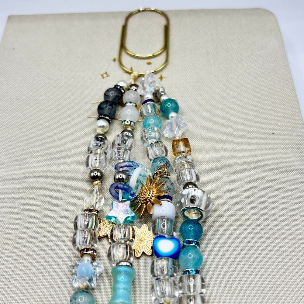 Winter Clarity Journal Paper Clip Charm