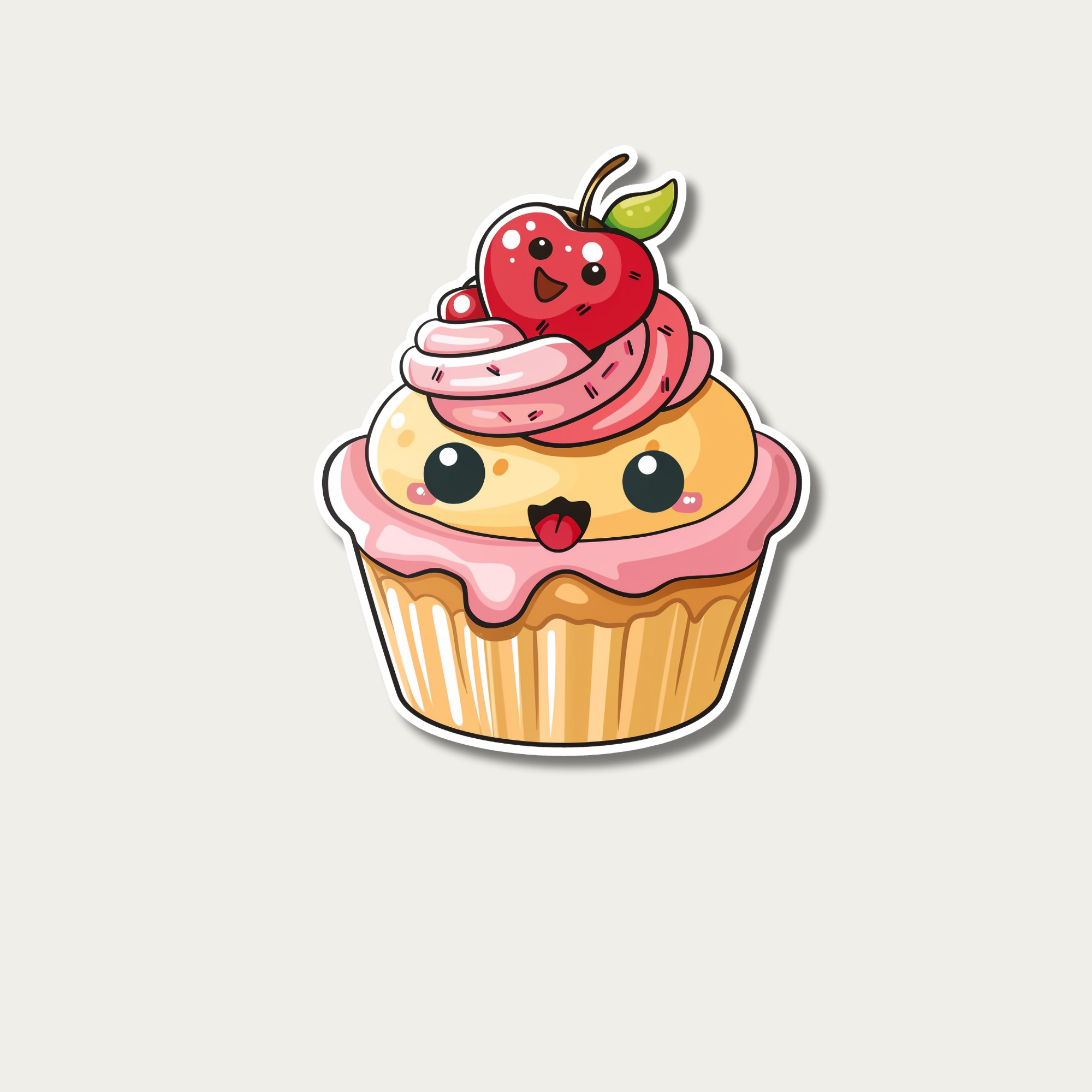 Cupcake Cutie Vinyl Sticker