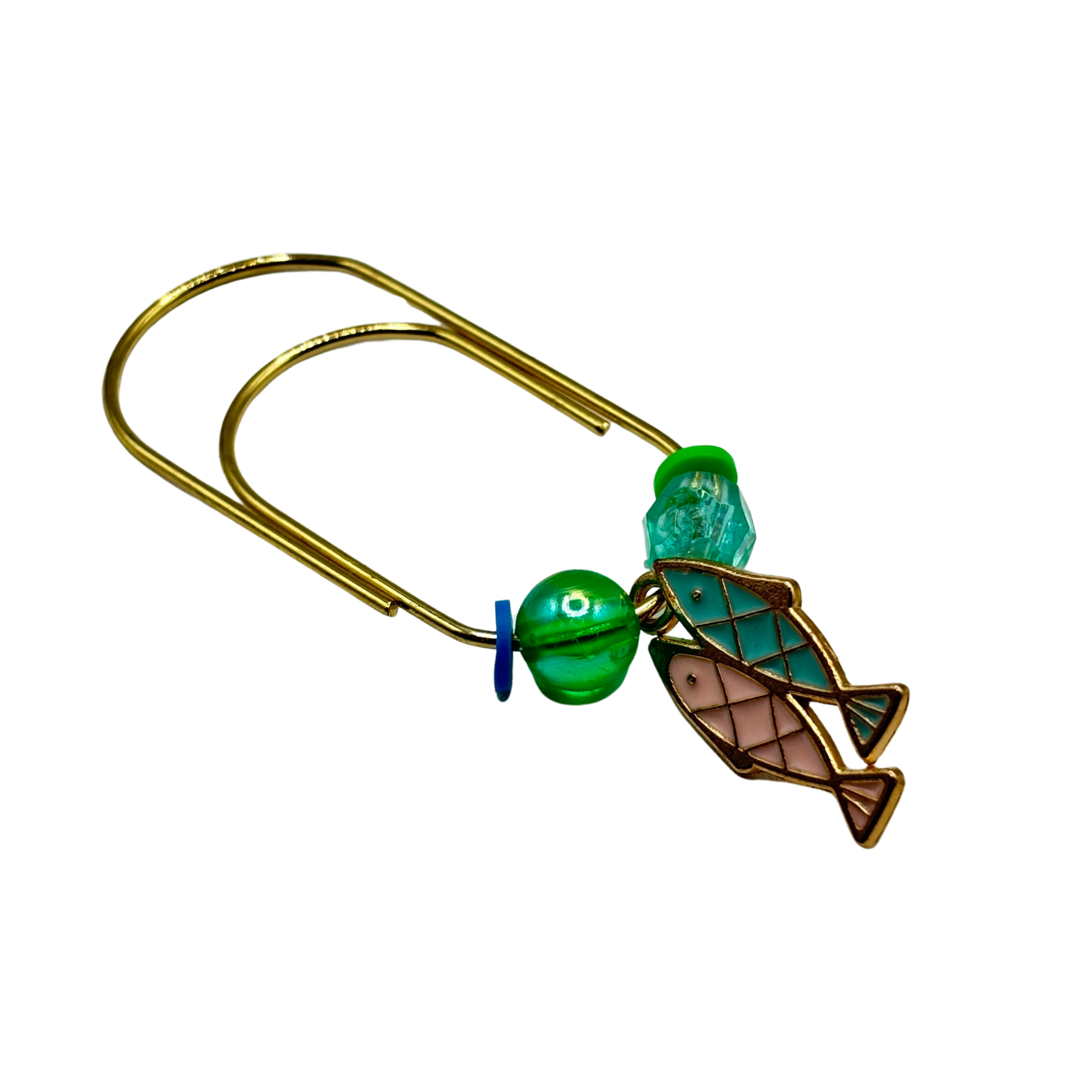 Whimsical Fish Charm for Notebook