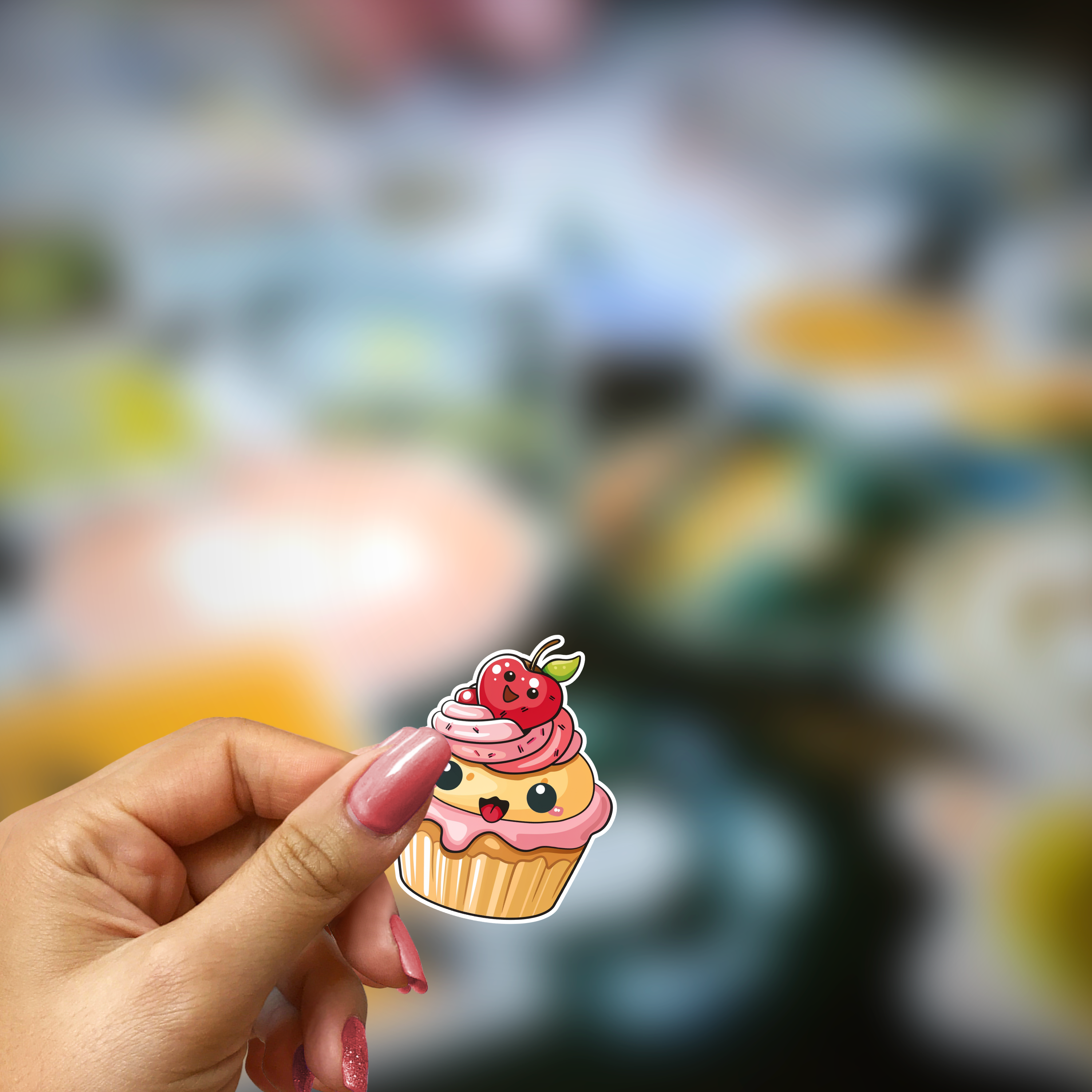 Cupcake Cutie Vinyl Sticker