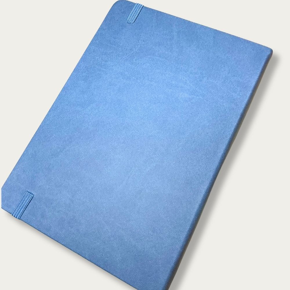 Blue Whale Vegan Leather Dot Grid Journal A5 (Gift Box)