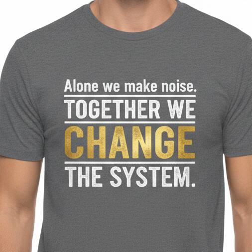 Seruvien “Together We Change The System” T-Shirt