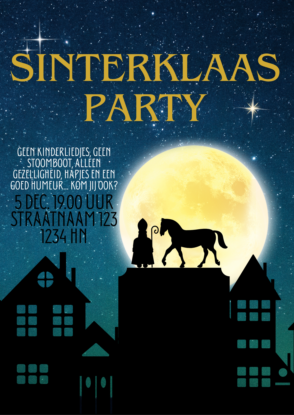 Sinterklaas Feest Uitnodiging