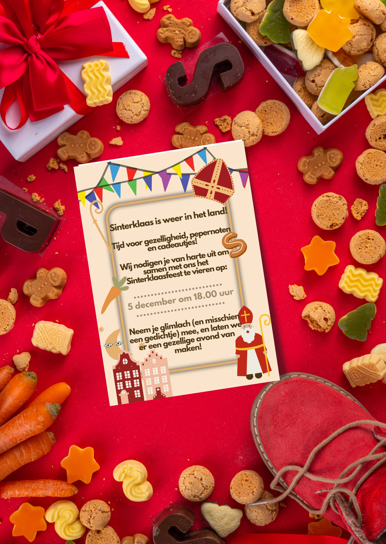 Sinterklaas Feest Uitnodiging