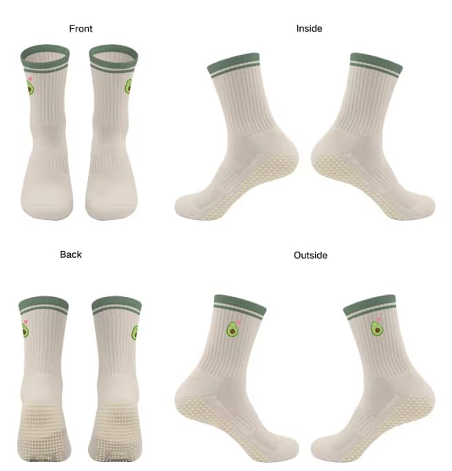 Avocado Edition | Chiffon x Sea Green | Grip Socks