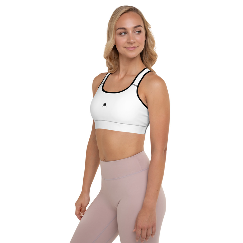 Metanoia PowerReact Training Bra – Medium Support (White)
