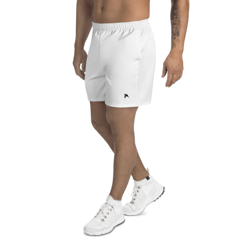 Metanoia Core Performance Athletic Shorts – White