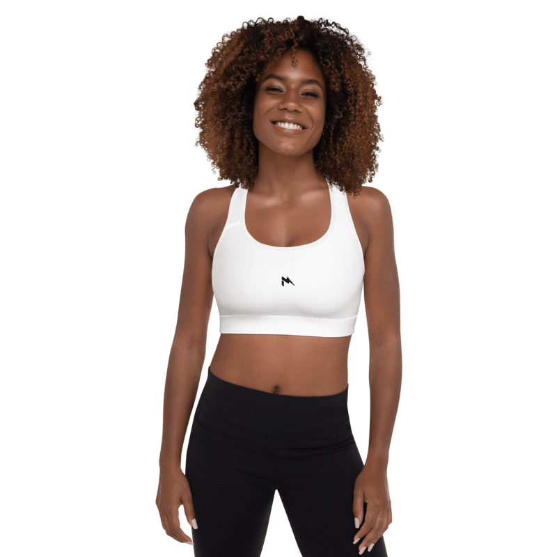 Metanoia PowerReact Training Bra – Medium Support (White)