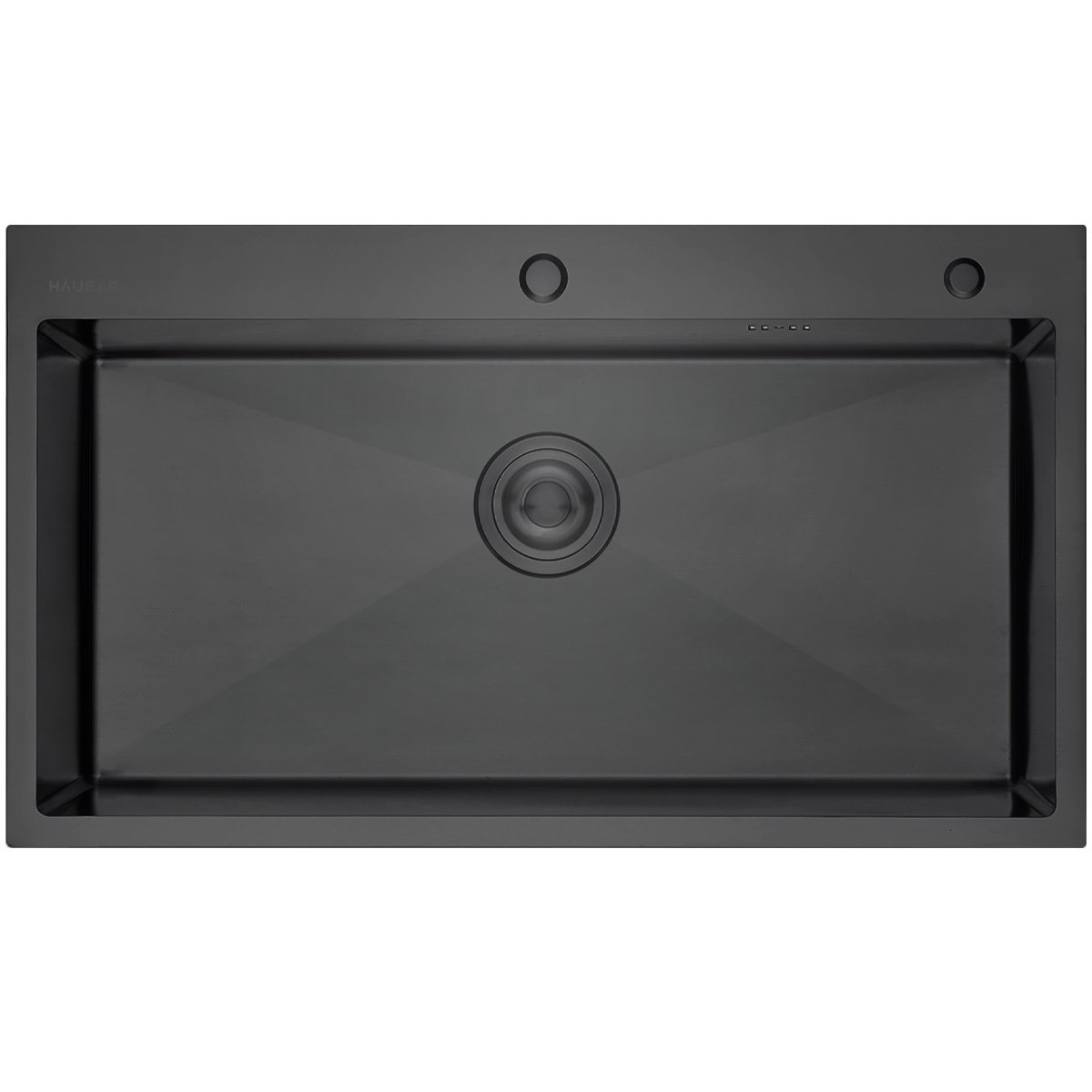 BACHA DE COCINA ACERO AISI304 HAUSARHM-7845 BLACK-NANO