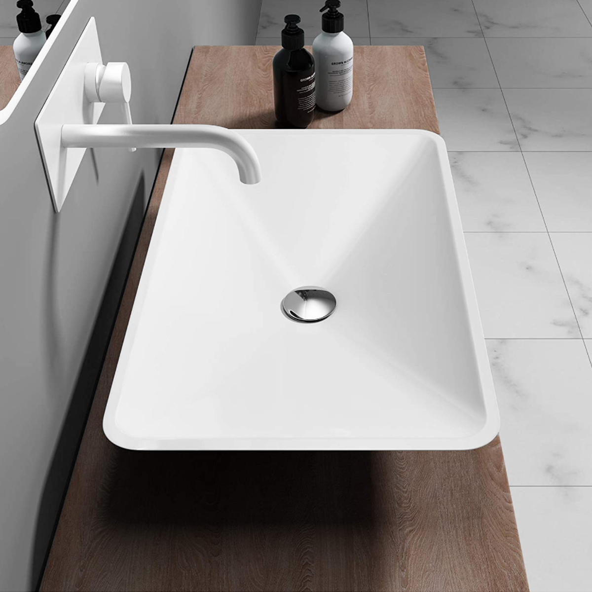 BACHA MINERAL CUARZO HAUSARCLSM 805 MATTE WHITE