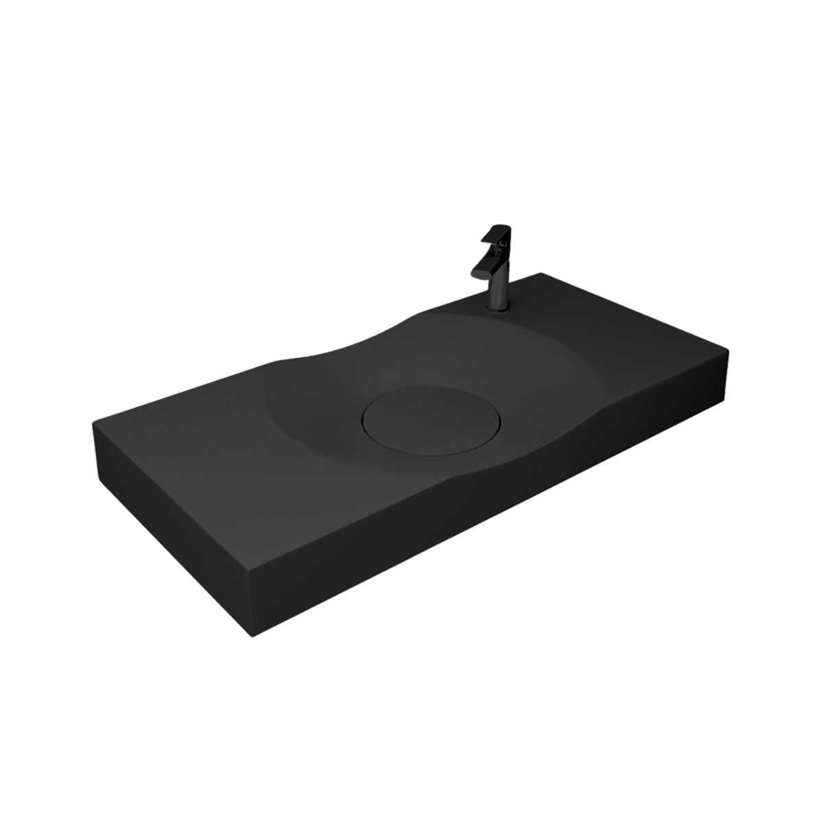 BACHA MINERAL CUARZO HAUSARCLSM 15 MATTE BLACK