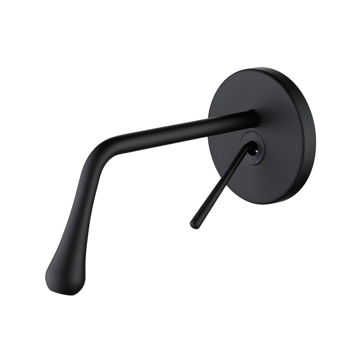 GRIFERÍA DE PARED HAUSAR GOTA NEGRO MATE