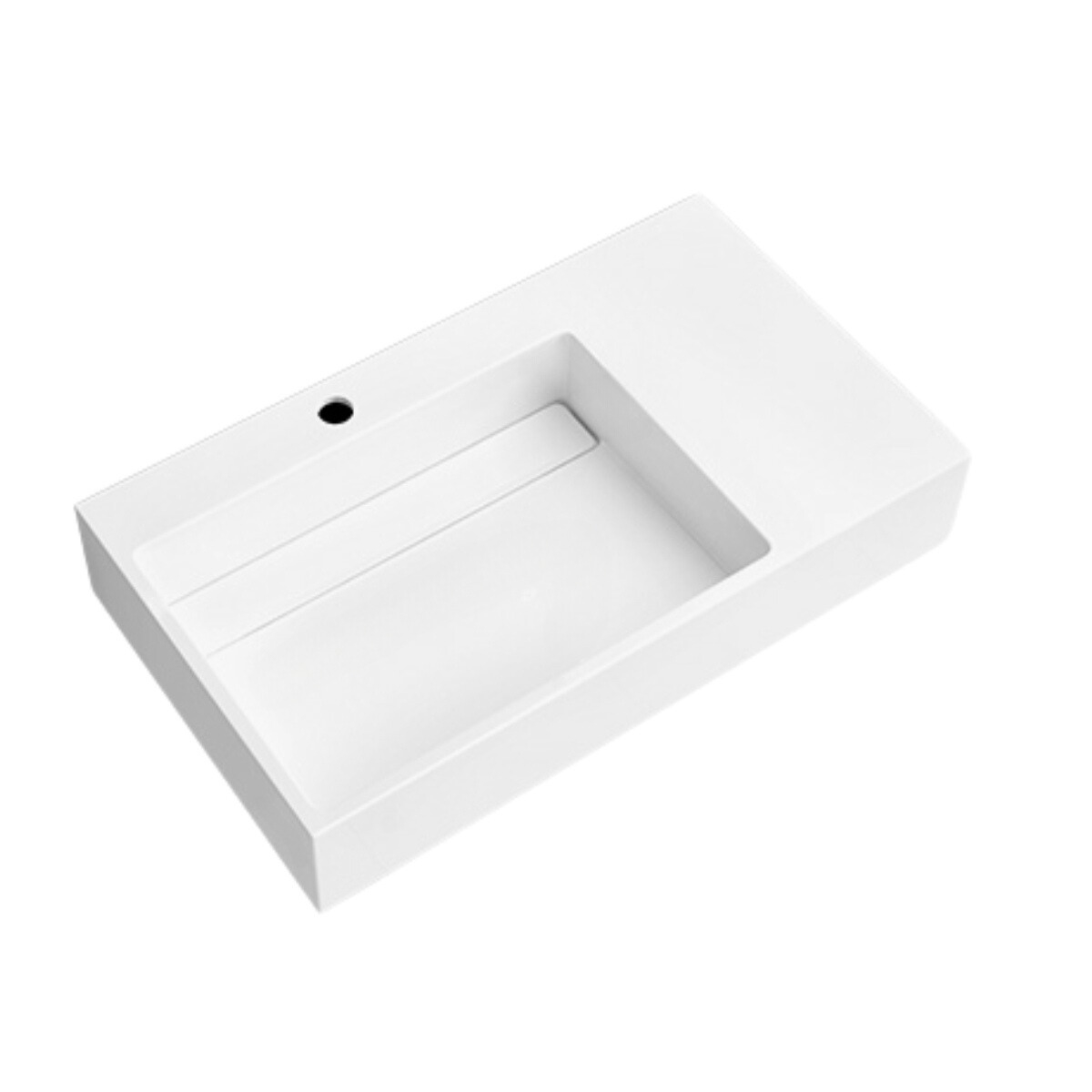 BACHA MINERAL CUARZO HAUSARCLSM 12-750 L MATTE WHITE