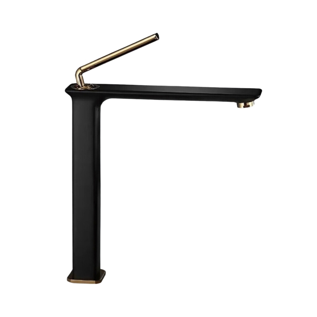 GRIFERÍA DE LAVATORIO ALTA HAUSAR KORA BRUSHED GOLD HANDLE