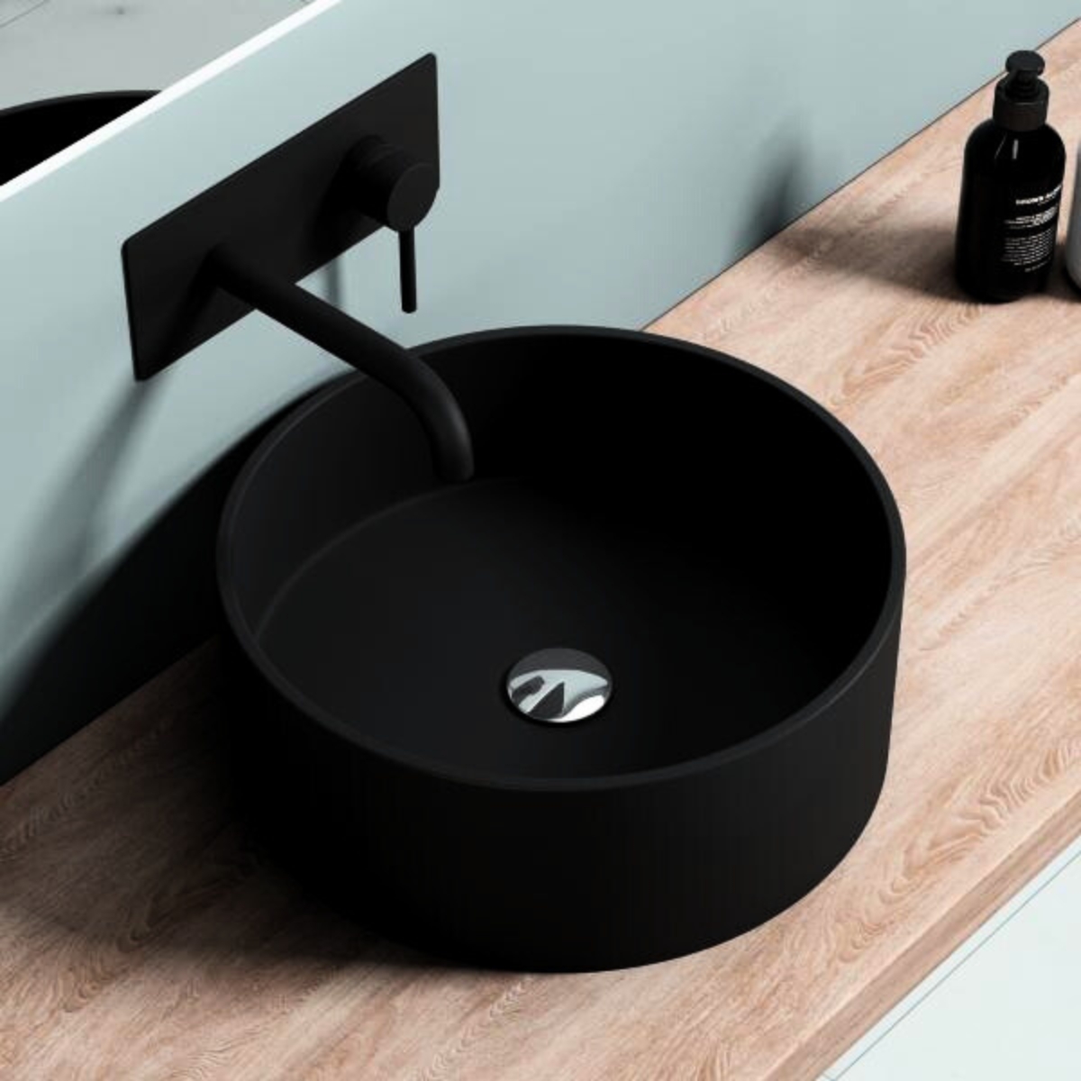 BACHA MINERAL CUARZO HAUSARCLSM 804 MATTE BLACK