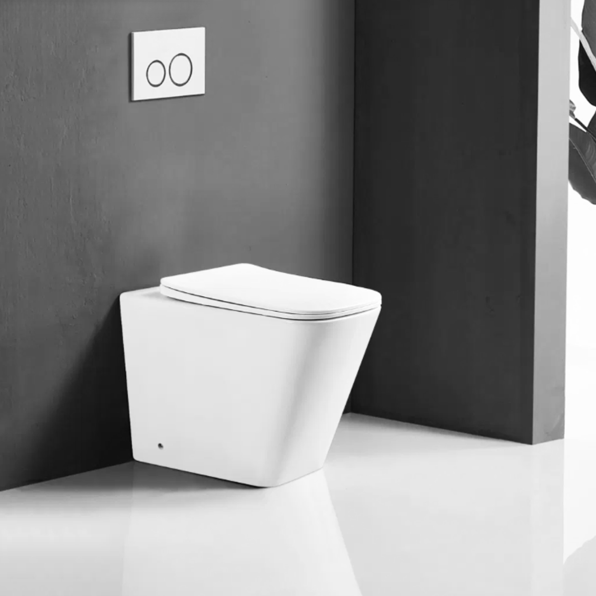 INODORO PORCELANA CORTO HAUSAR NANTES GLOSS WHITE