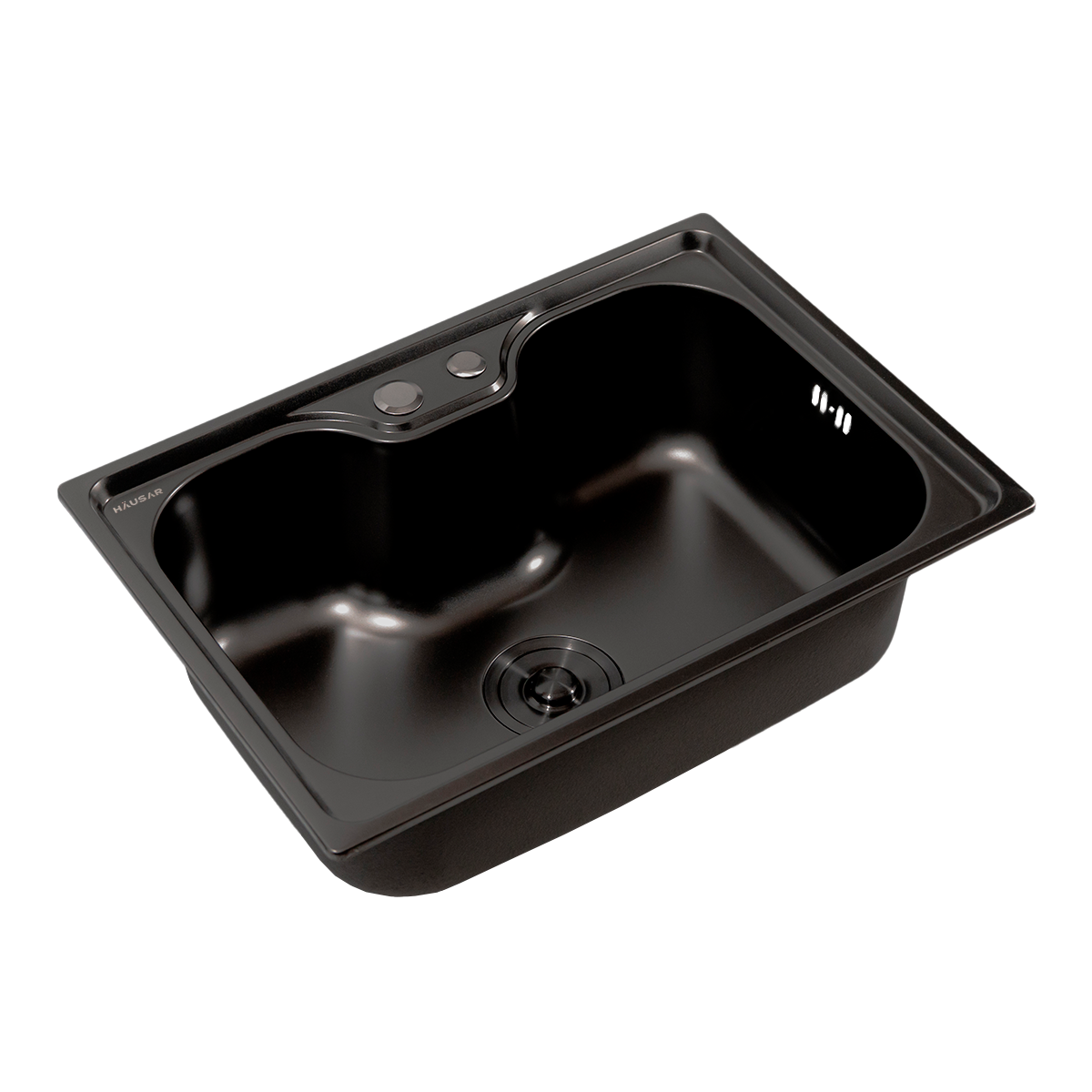 BACHA DE COCINA AISI 201 ELECTROPLATE HAUSAR BIX-6042-BP